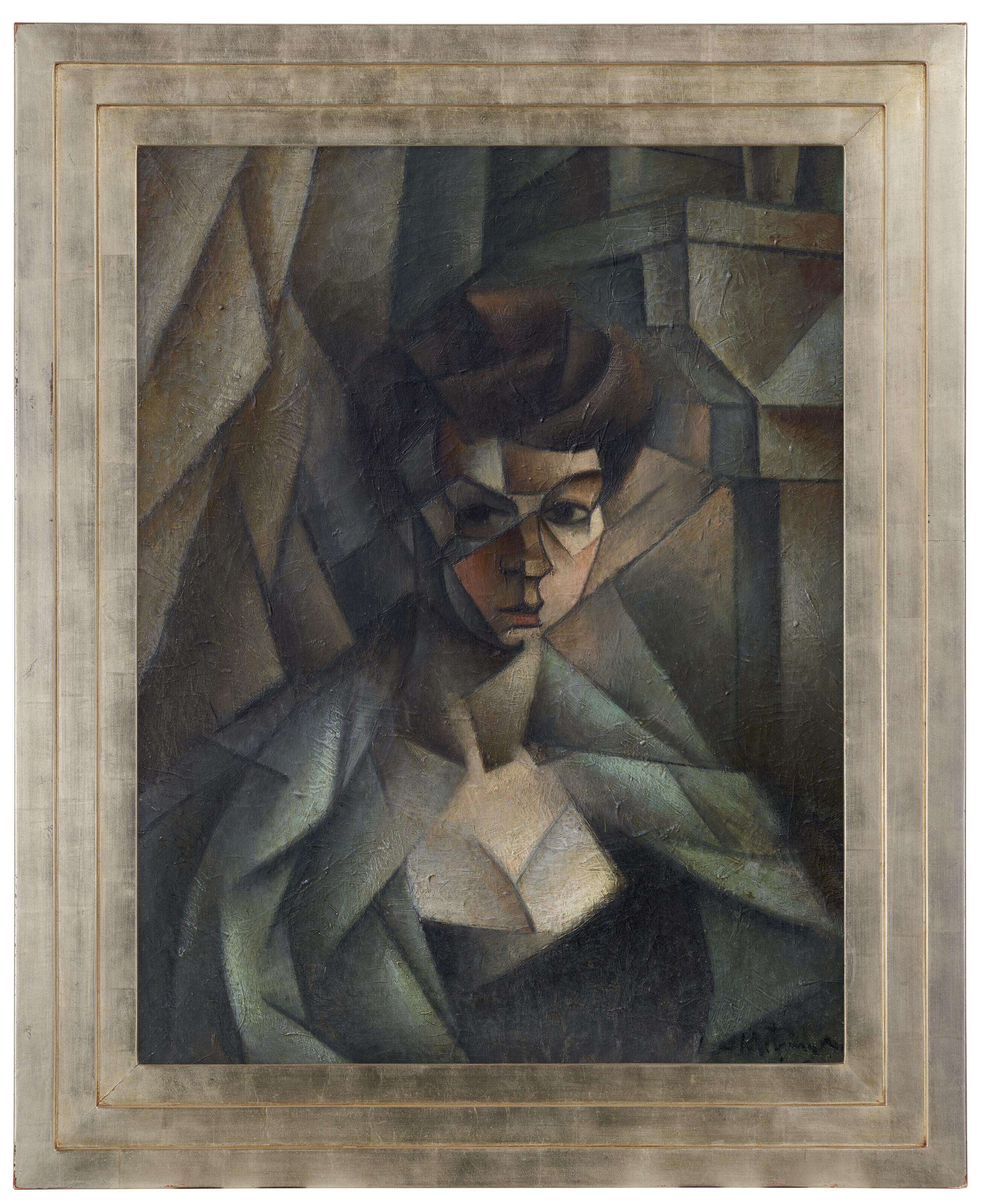 Jean Metzinger — Дама с декольте (мадам Метцингер), изображение 3