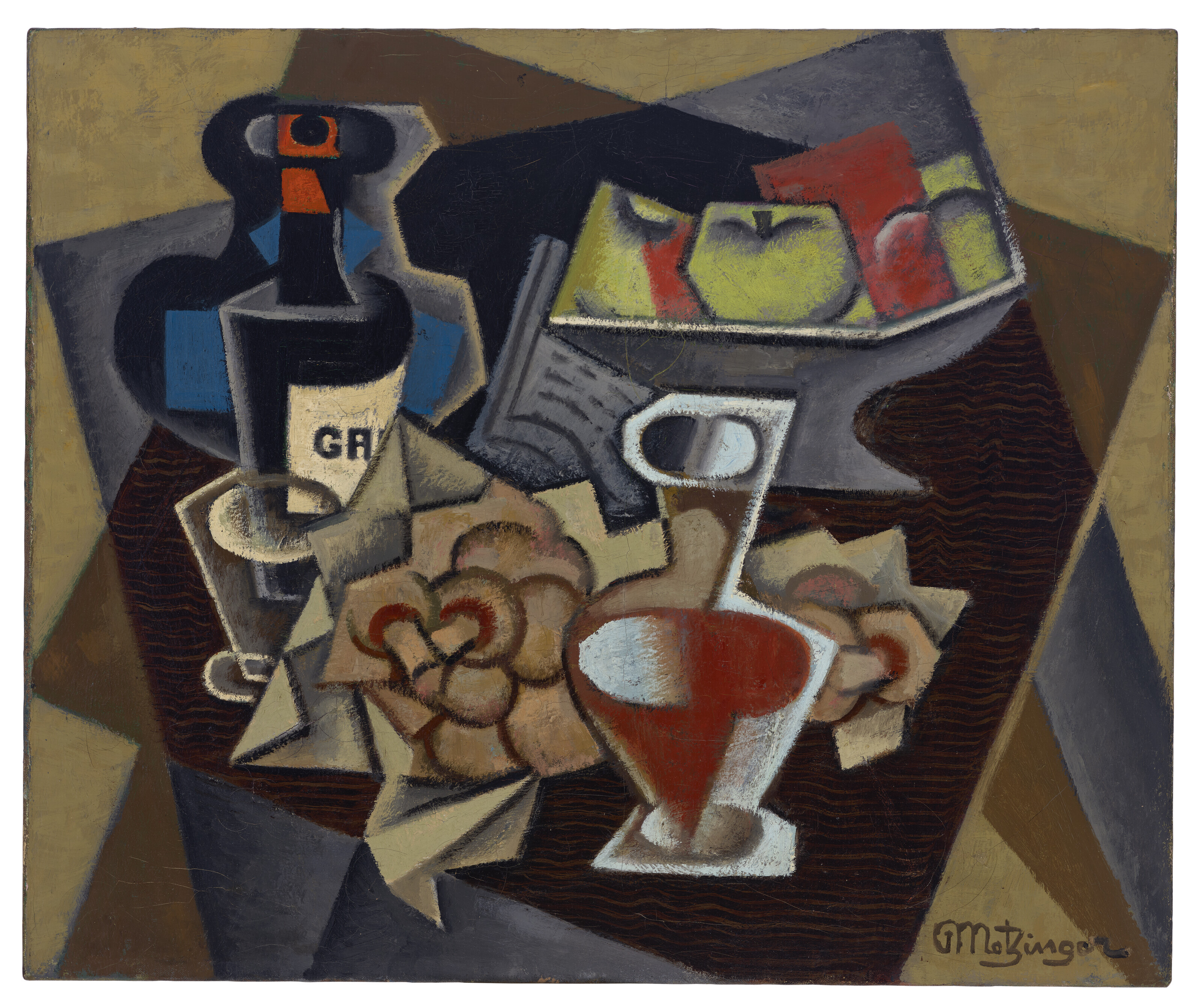Jean Metzinger — Шампиньоны, семечки и графин, изображение 2
