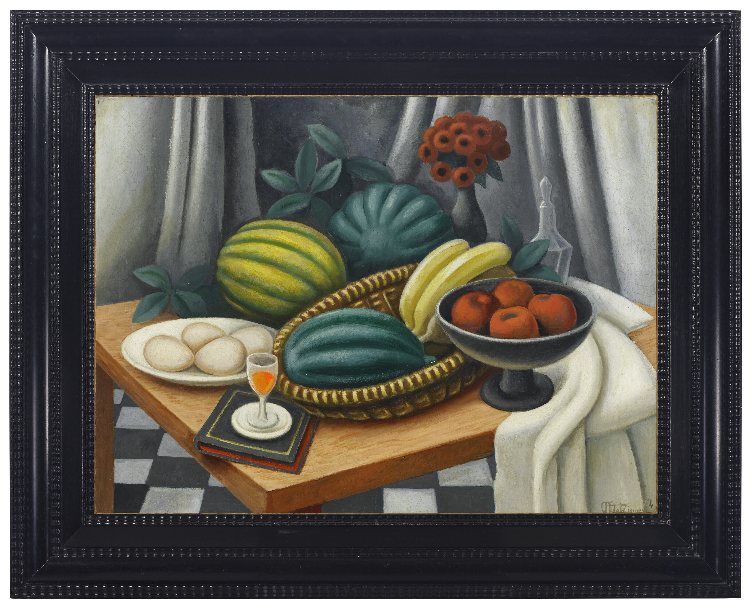 Jean Metzinger — Nature morte (Стол с гарниром из цветов и фруктов), изображение 2