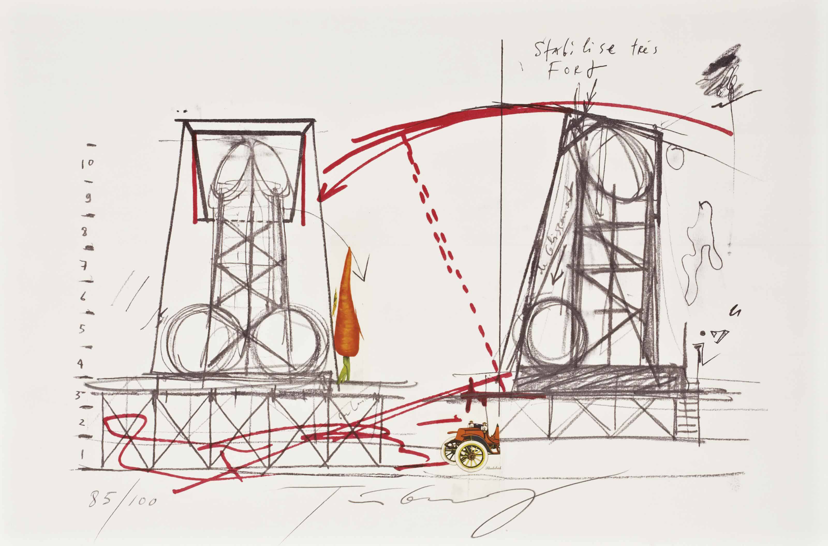 Jean Tinguely — "Виттория", редакция Серджио Този, Милан, 1970