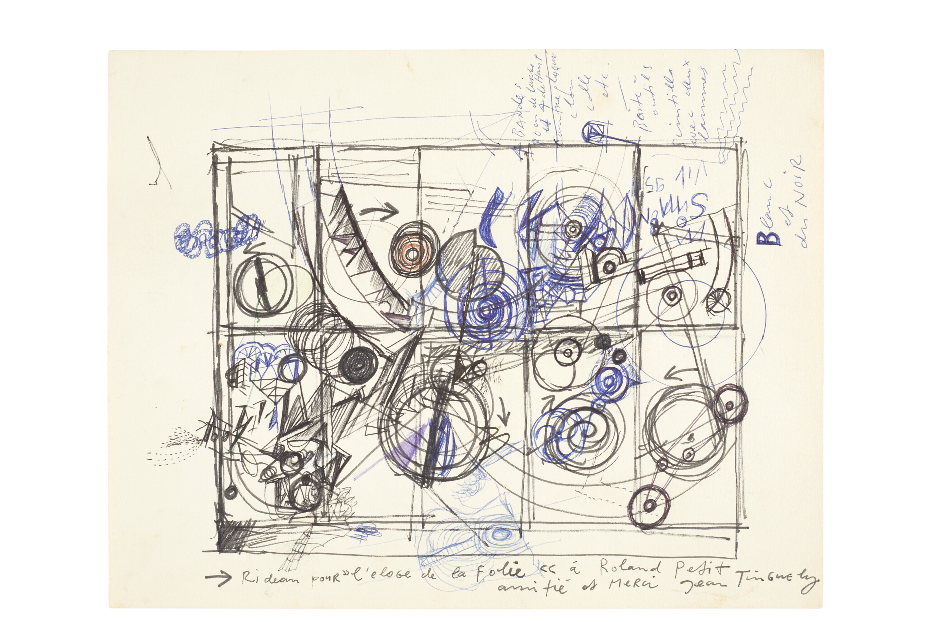 Jean Tinguely — Логово природы - макет пейзажа на сцене