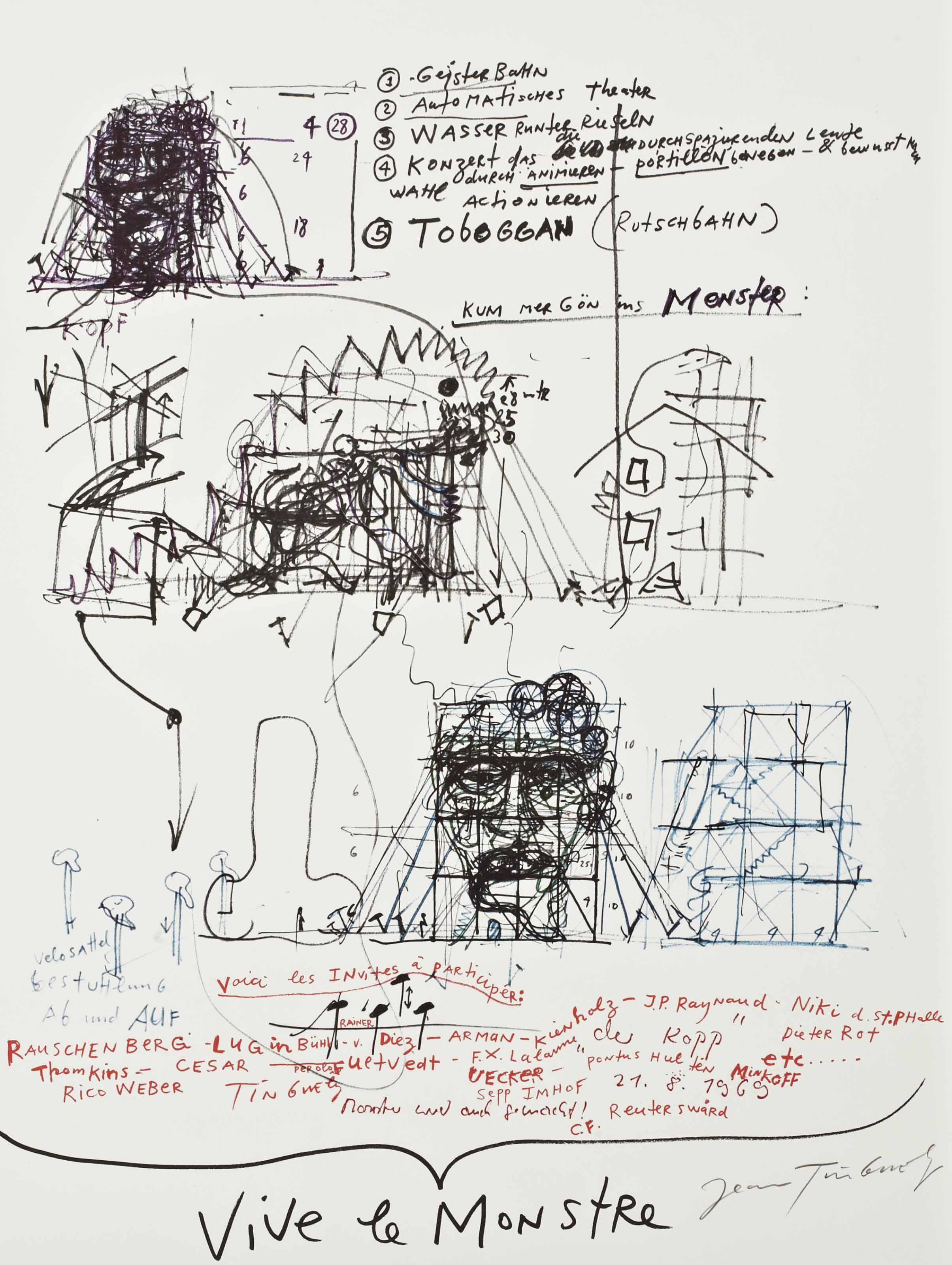 Jean Tinguely — Да здравствует чудовище