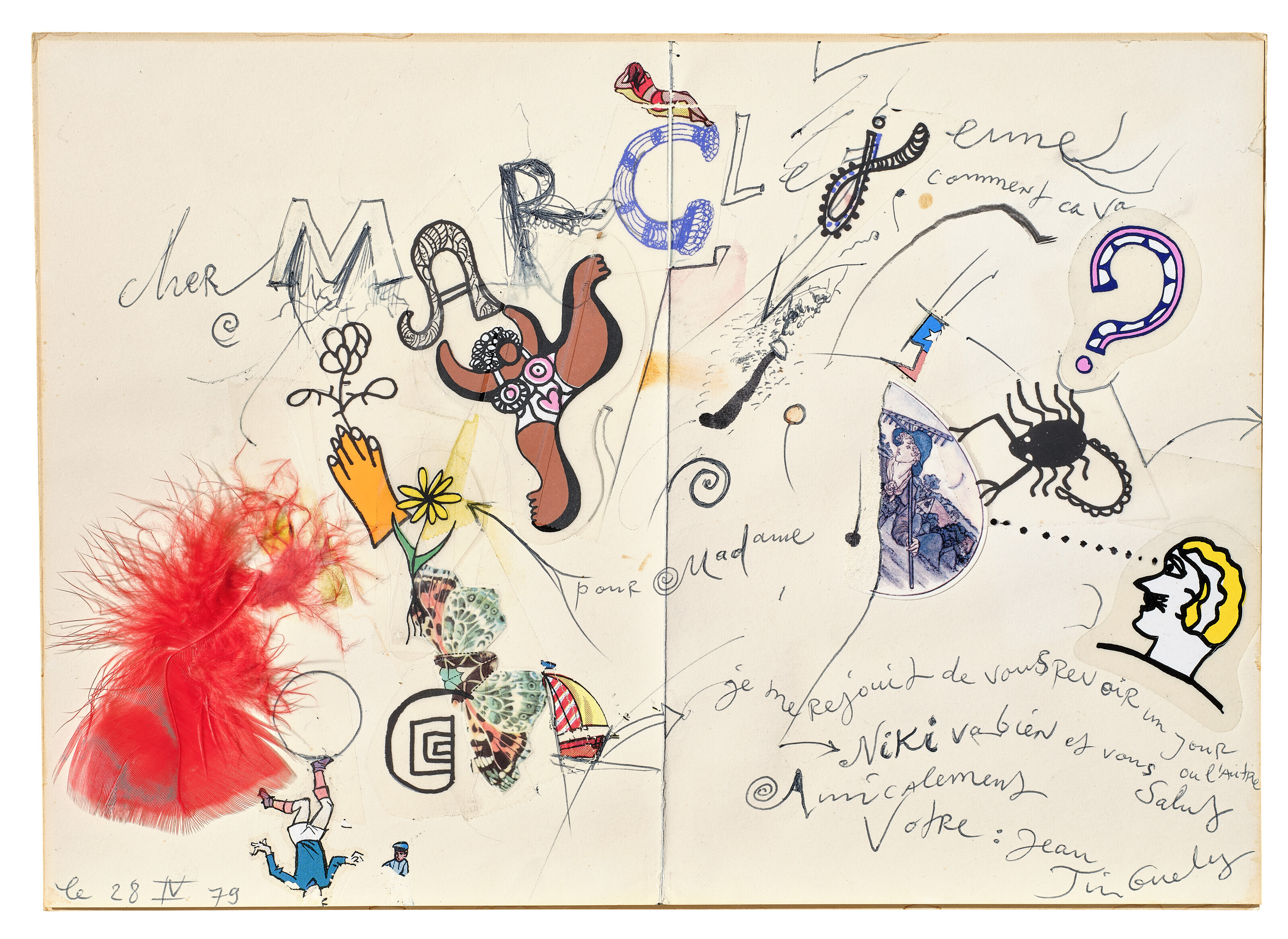 Jean Tinguely — Дорогой Марк Молодой, Прокомментируй это.