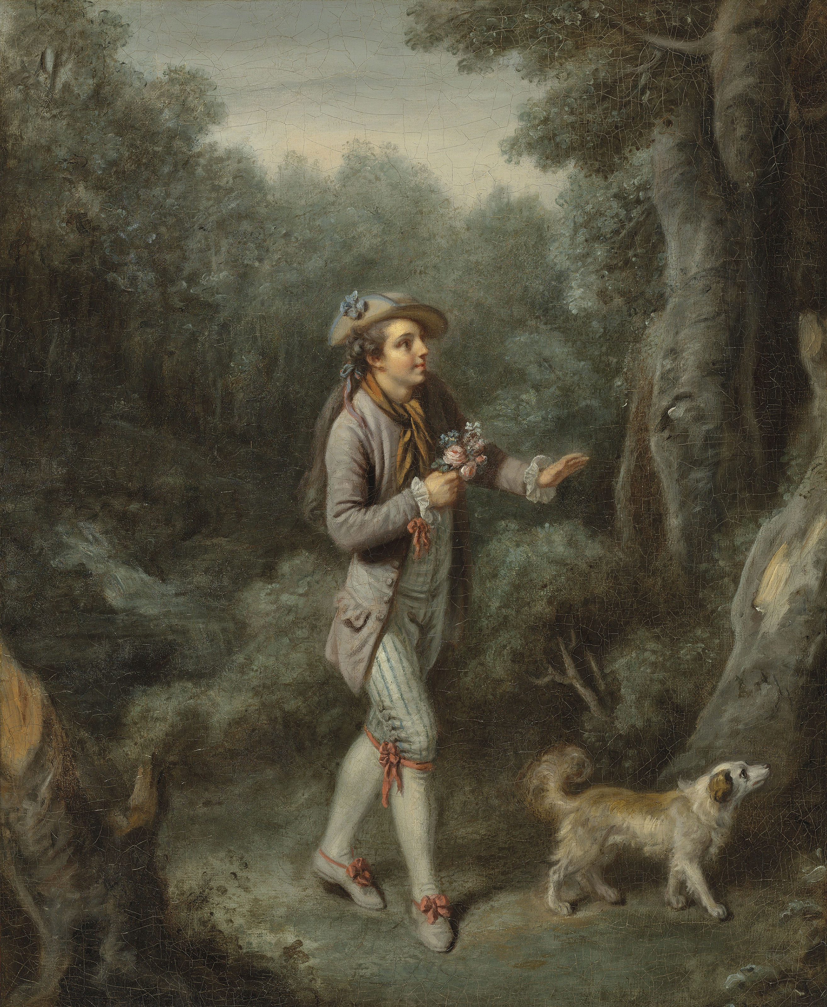 Jean-Baptiste Greuze — "Любен и Аннет" - пасторальная комедия, основанная на одном из сюжетов романа Жана-Франсуа Мармонтеля "Моро"., изображение 2