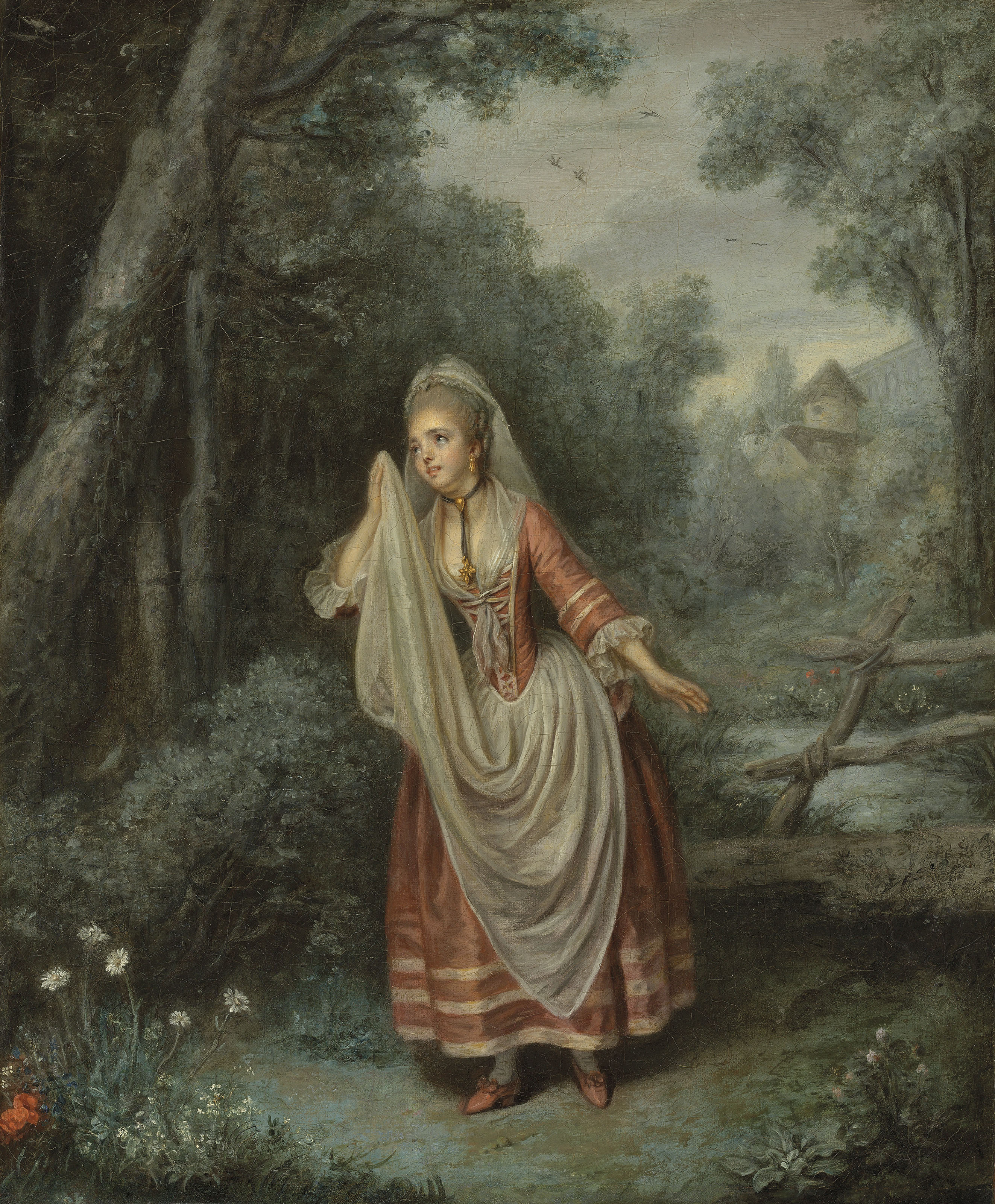 Jean-Baptiste Greuze — "Любен и Аннет" - пасторальная комедия, основанная на одном из сюжетов романа Жана-Франсуа Мармонтеля "Моро"., изображение 3