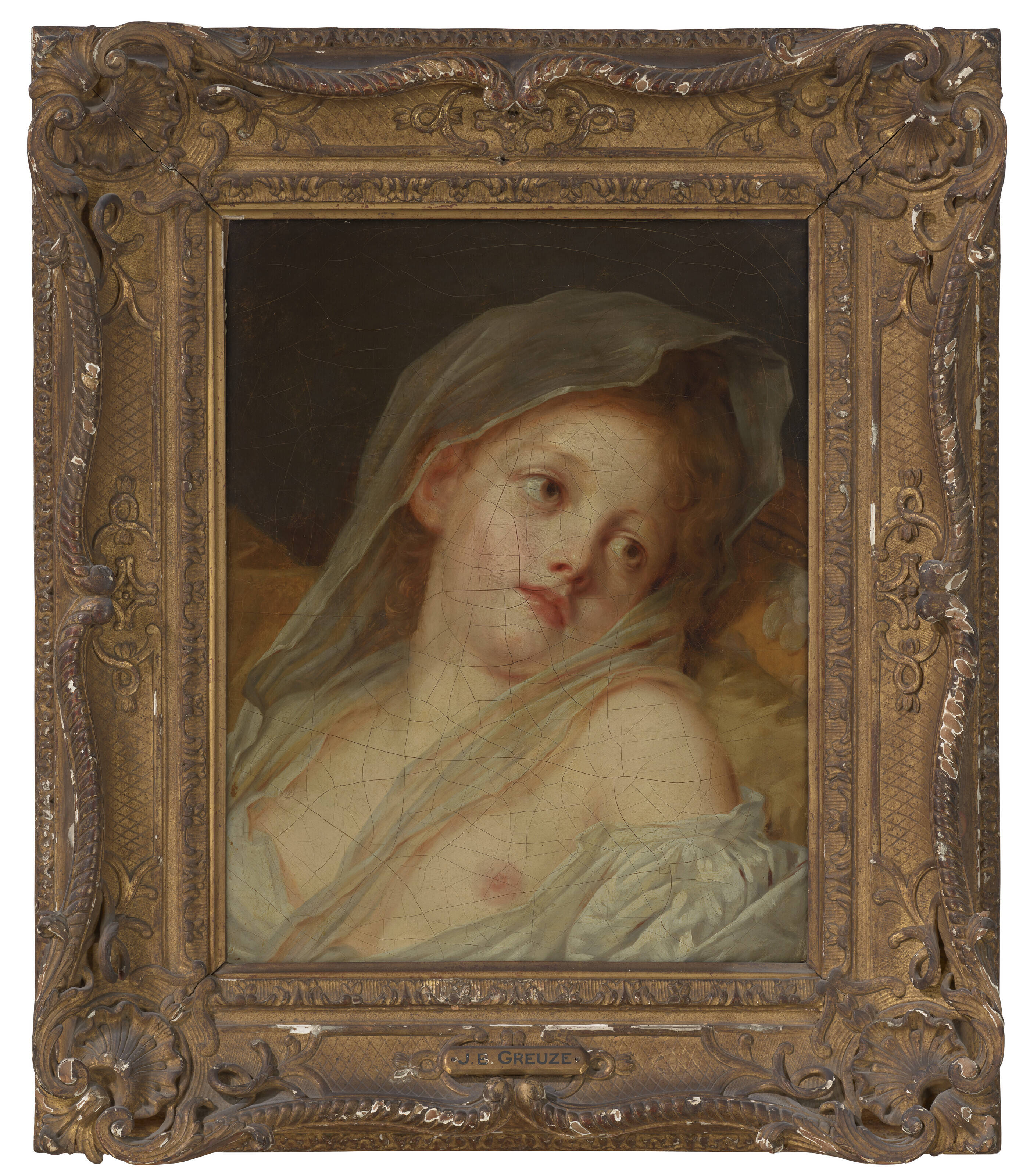 Jean-Baptiste Greuze — Гуляка (мечтательница), изображение 2