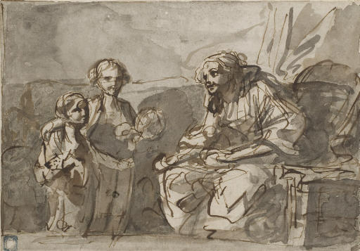 Jean-Baptiste Greuze — У меня женская задница, только для двоих детей, только для elle