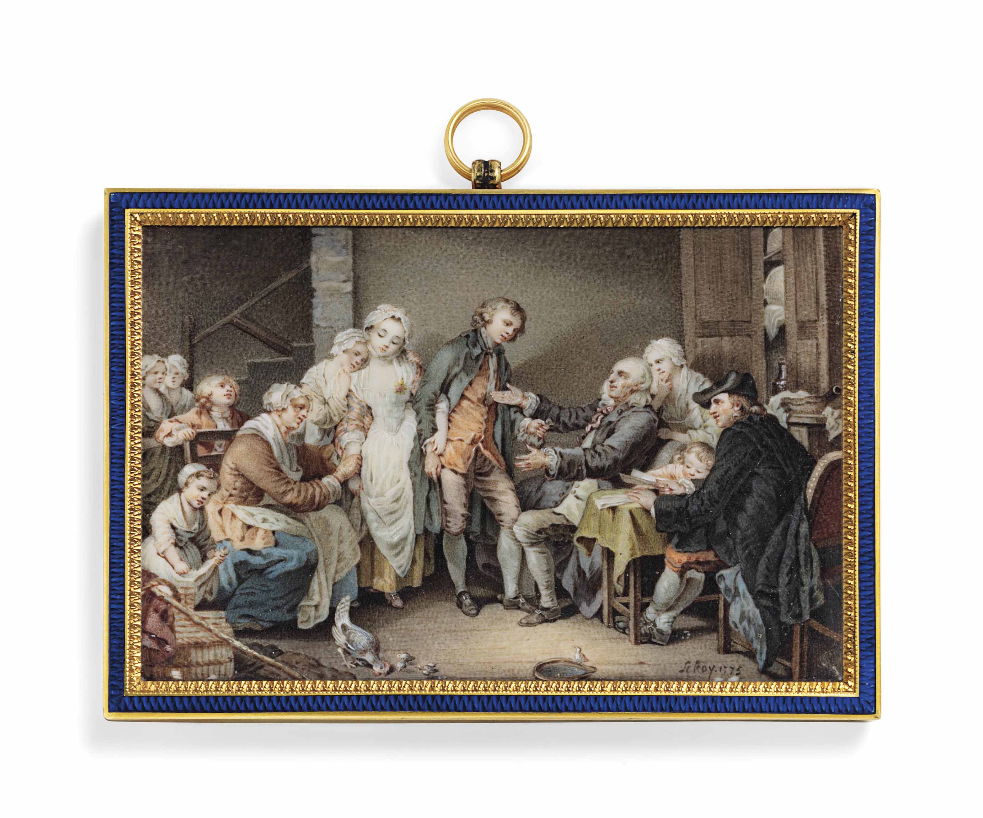 Jean-Baptiste Greuze — ЛЕРУА (ФЛОРИДА, 1775) В ЧЕСТЬ ЖАНА-БАТИСТА ГРЕЗА (ФРАНЦУЗСКИЙ, 1725-1825)