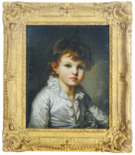 Jean-Baptiste Greuze — Портрет Пола Строганова в детстве