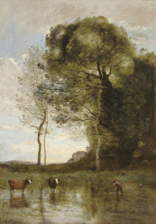 Jean-Baptiste-Camille Corot — Границы между двумя странами, сувенир из Италии