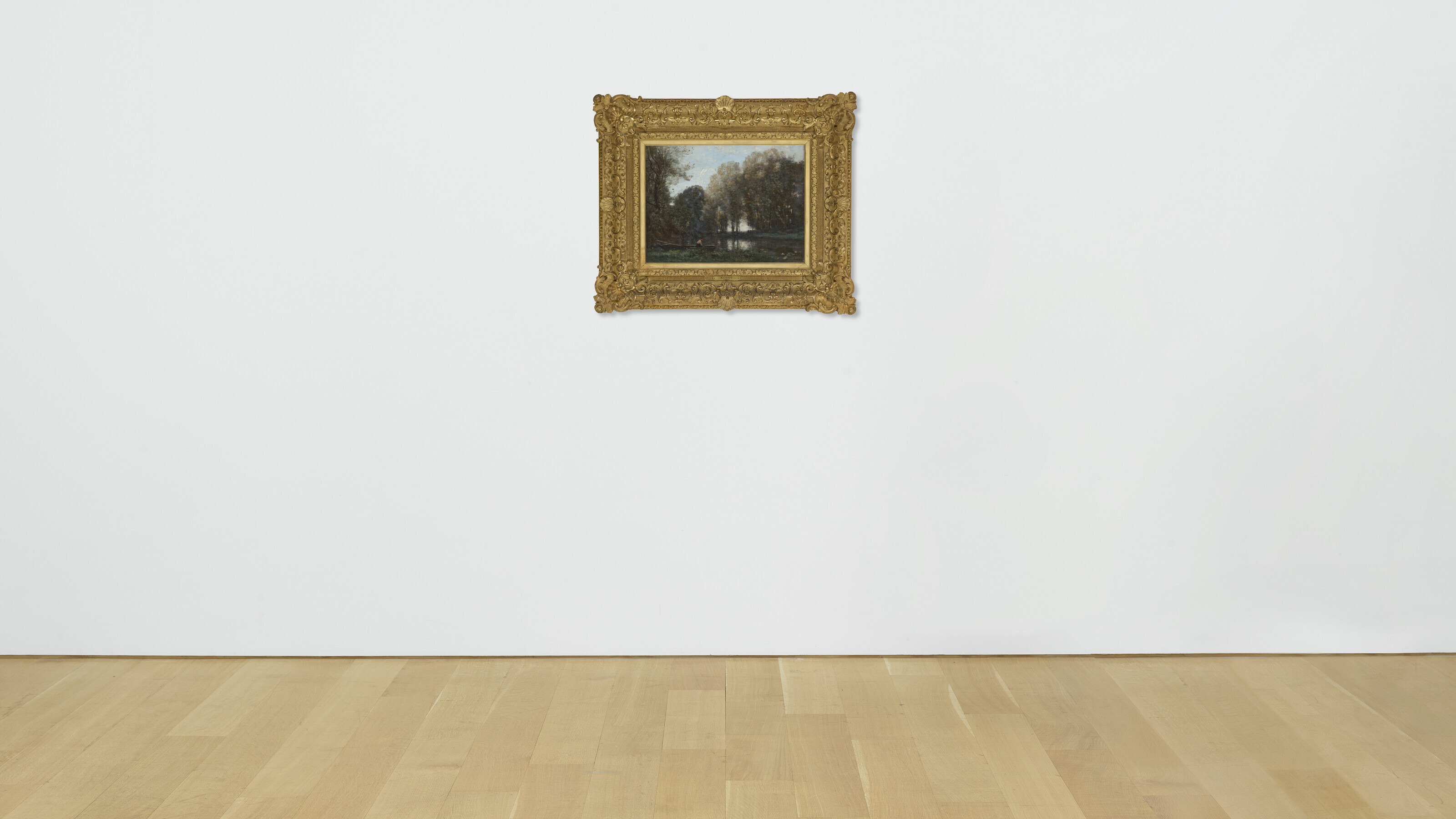 Jean-Baptiste-Camille Corot — Охотник за сокровищами на вершине реки, изображение 4