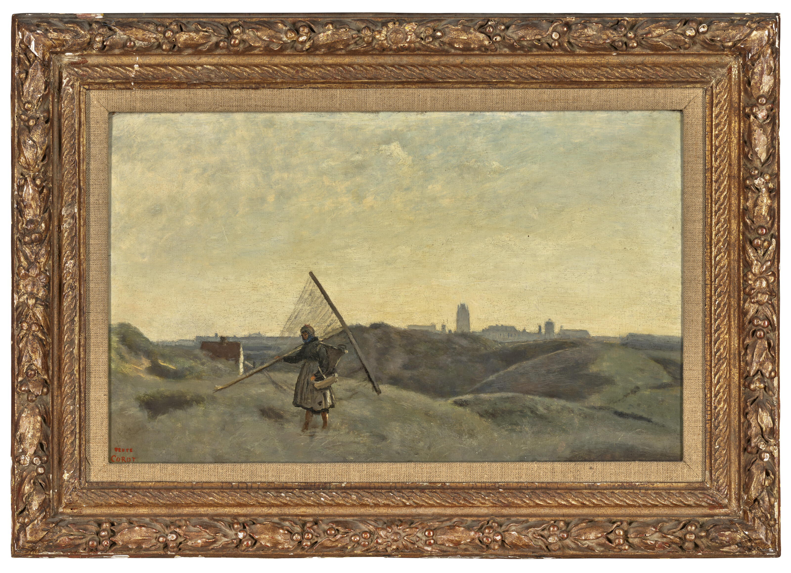 Jean-Baptiste-Camille Corot — Дюнкерк, Одна из пещер креветок, изображение 2