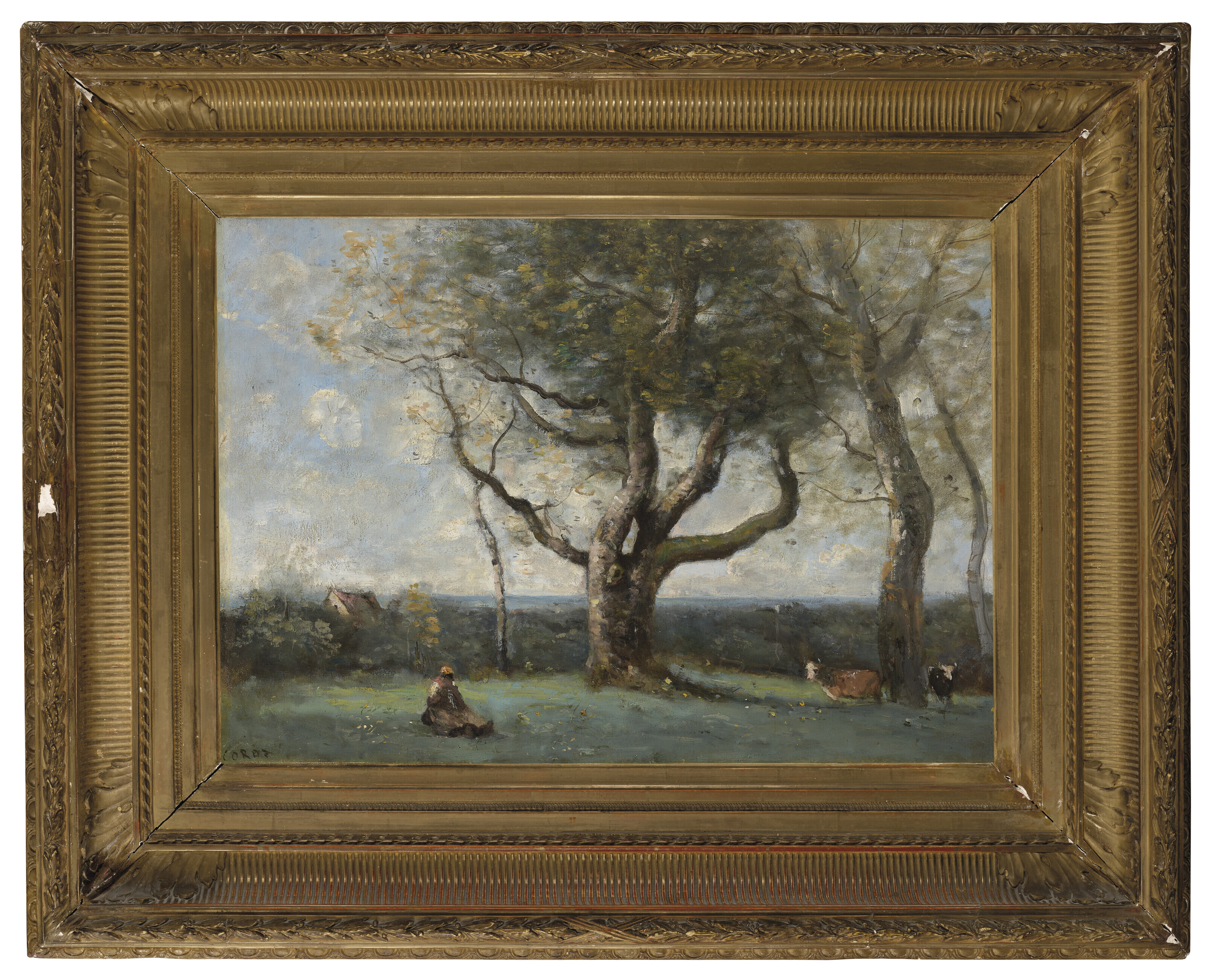 Jean-Baptiste-Camille Corot — Ле-гро-Арбр (окрестности Гурне), изображение 2