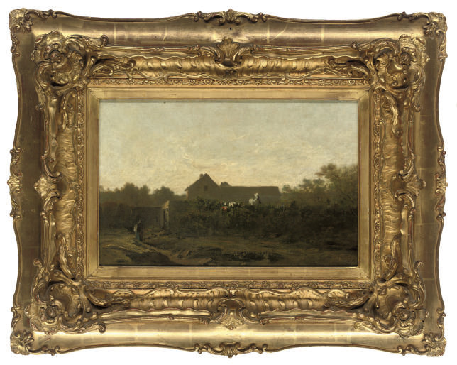 Jean-Baptiste-Camille Corot — Возвращение домой в конце дня