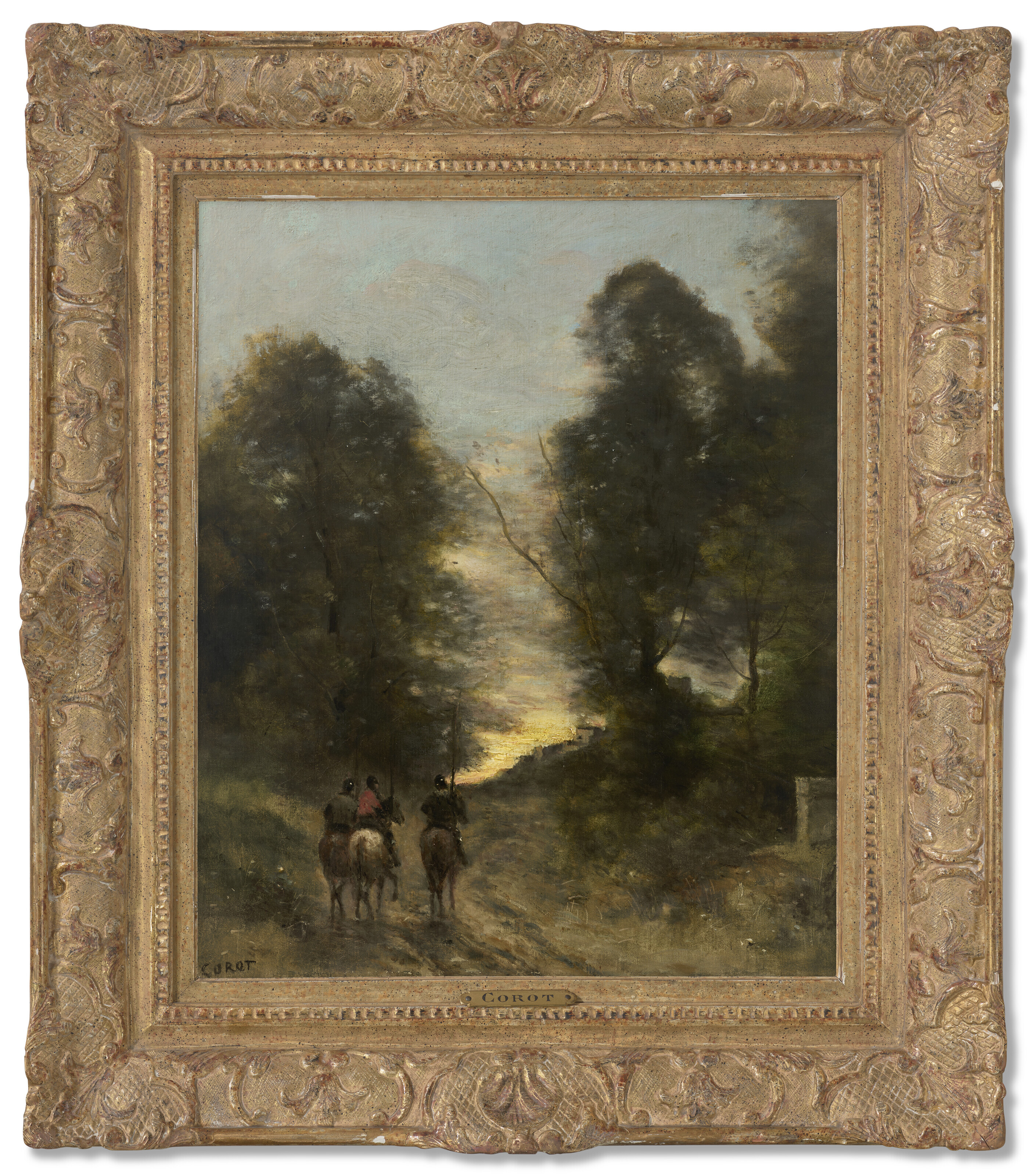 Jean-Baptiste-Camille Corot — Кавалеры голуа танцуют без оплаты, изображение 2