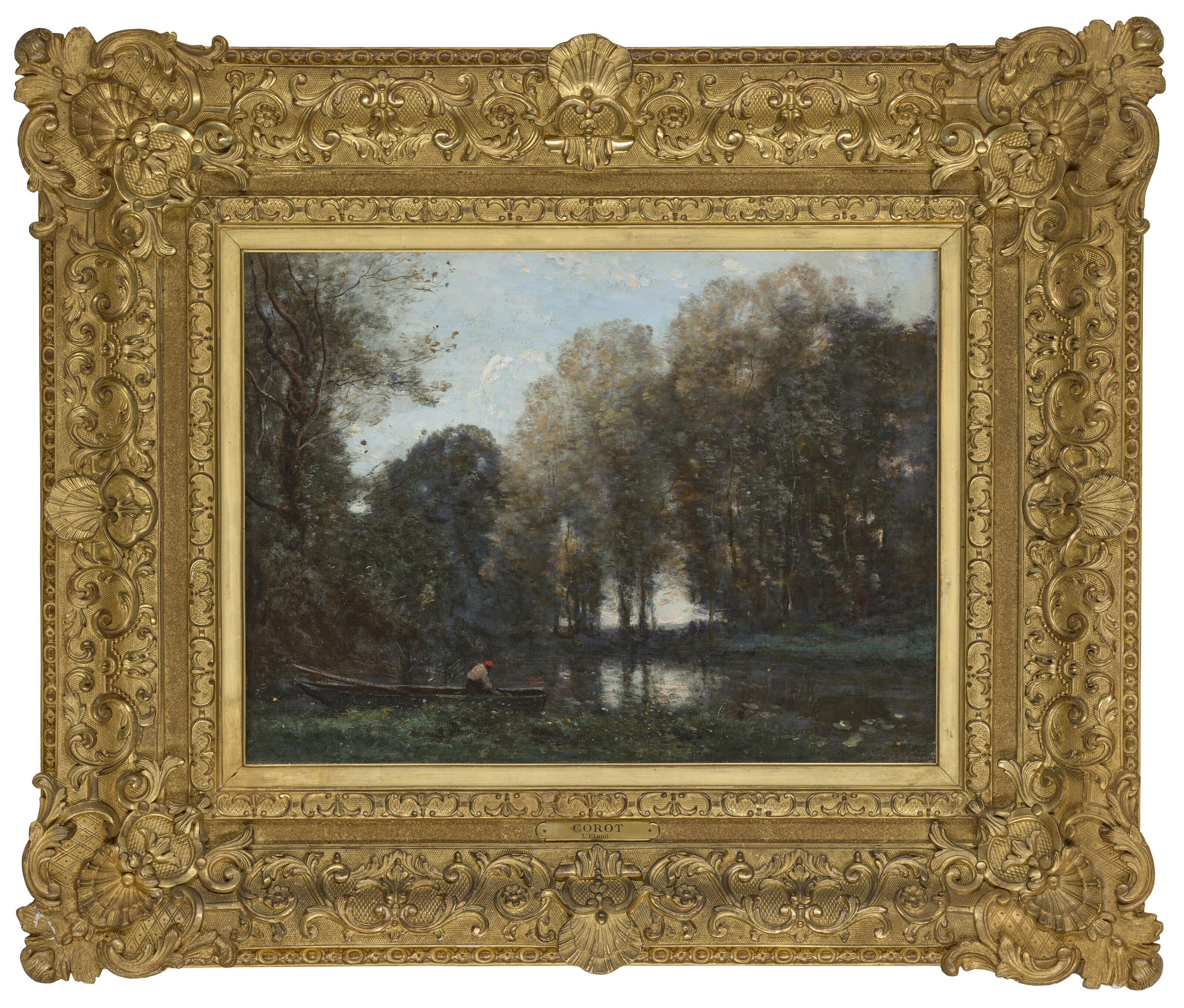 Jean-Baptiste-Camille Corot — Охотник за сокровищами на вершине реки, изображение 2