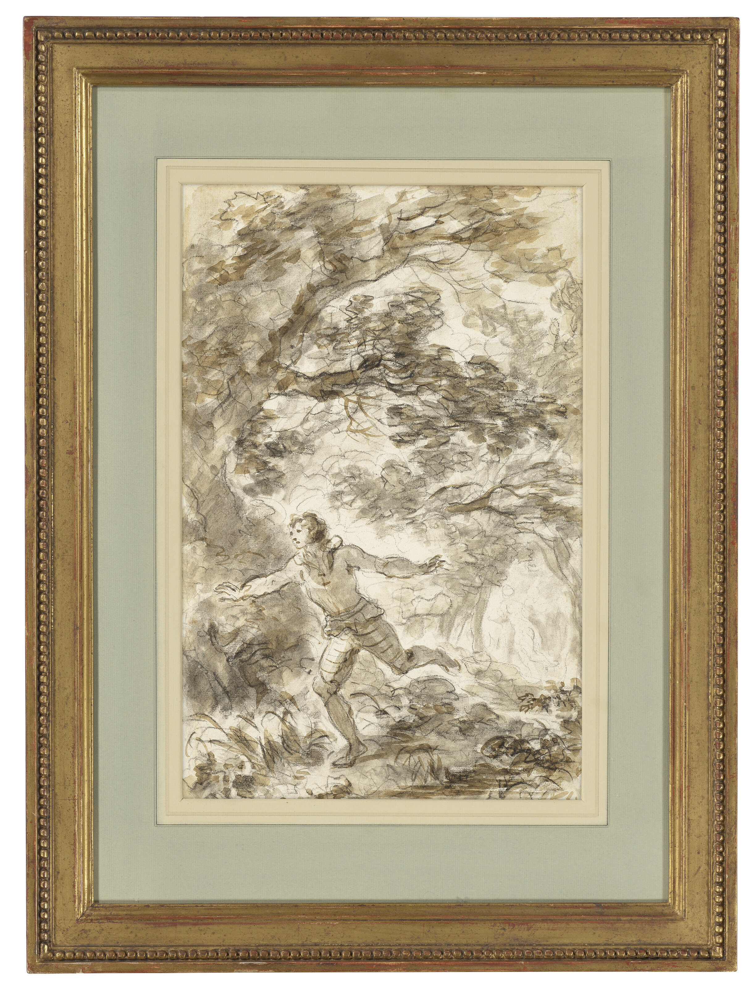 Jean-Honoré Fragonard — Руджеро отчаянно ищет Анжелику повсюду (Орландо Фуриозо, XI, 6-9), изображение 2