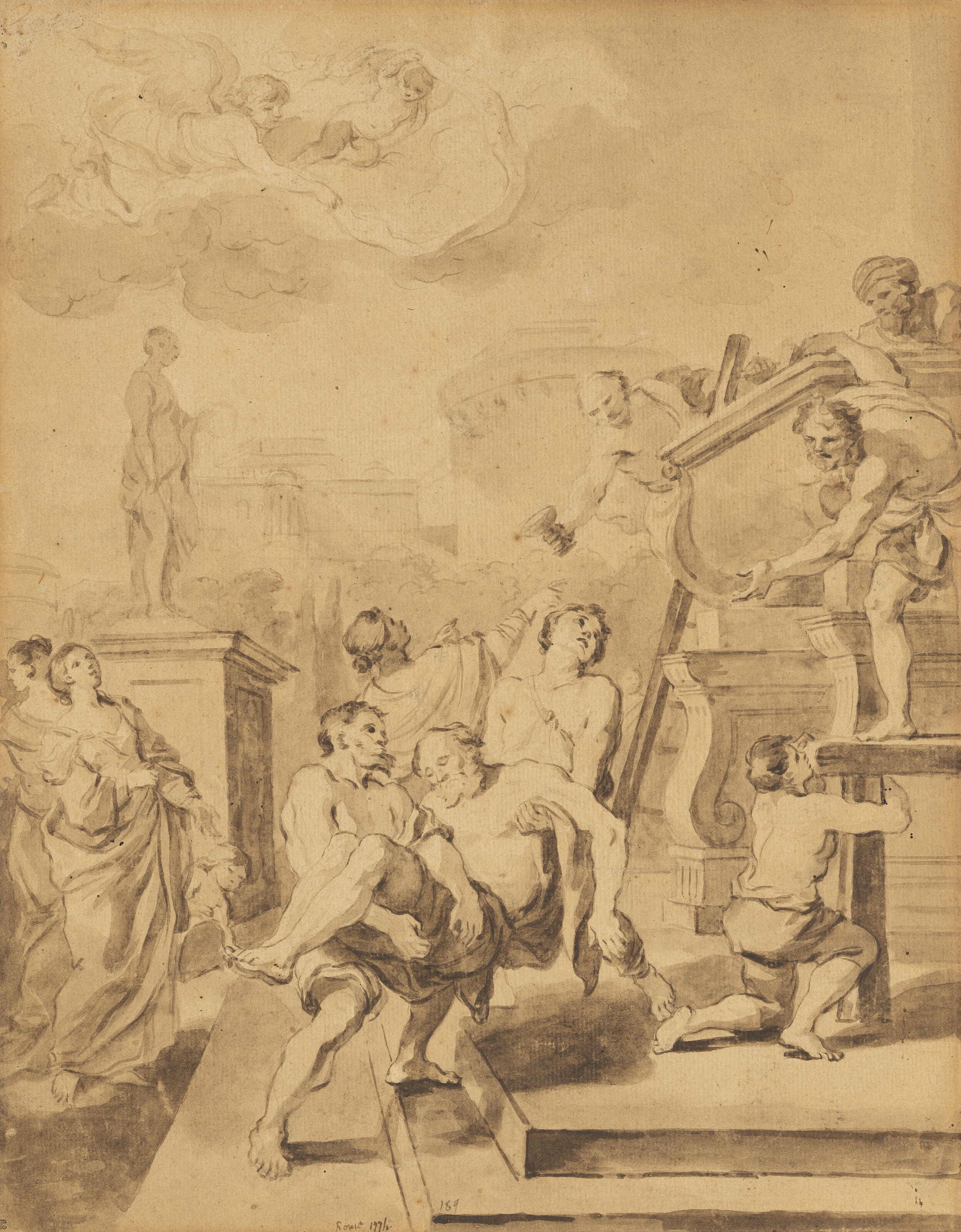 Jean-Honoré Fragonard — Культура святого Андре, д'Апре Матиа Прети