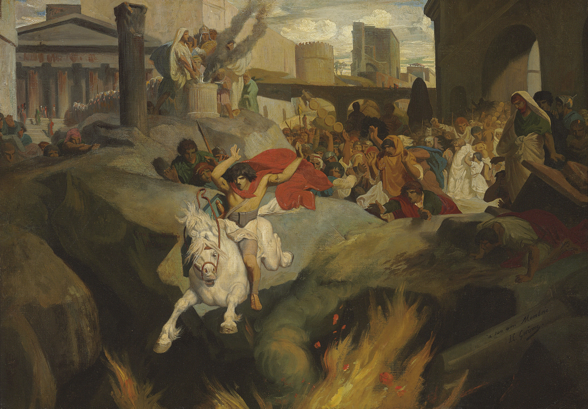 Jean-Leon Gerome — Сын Меттия Курция