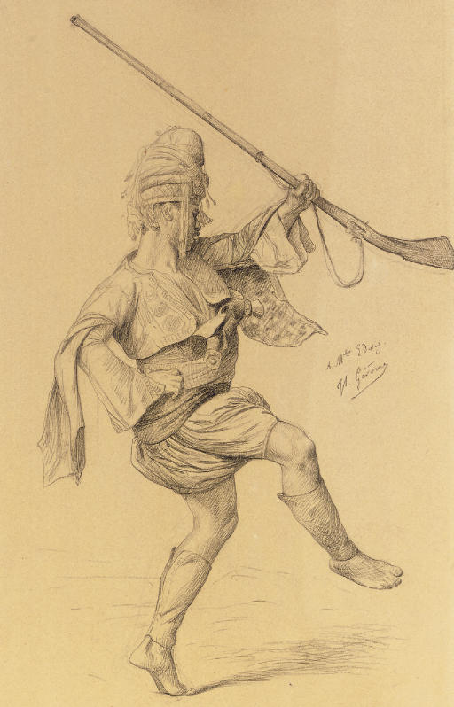 Jean-Leon Gerome — Танцующий Башибузук