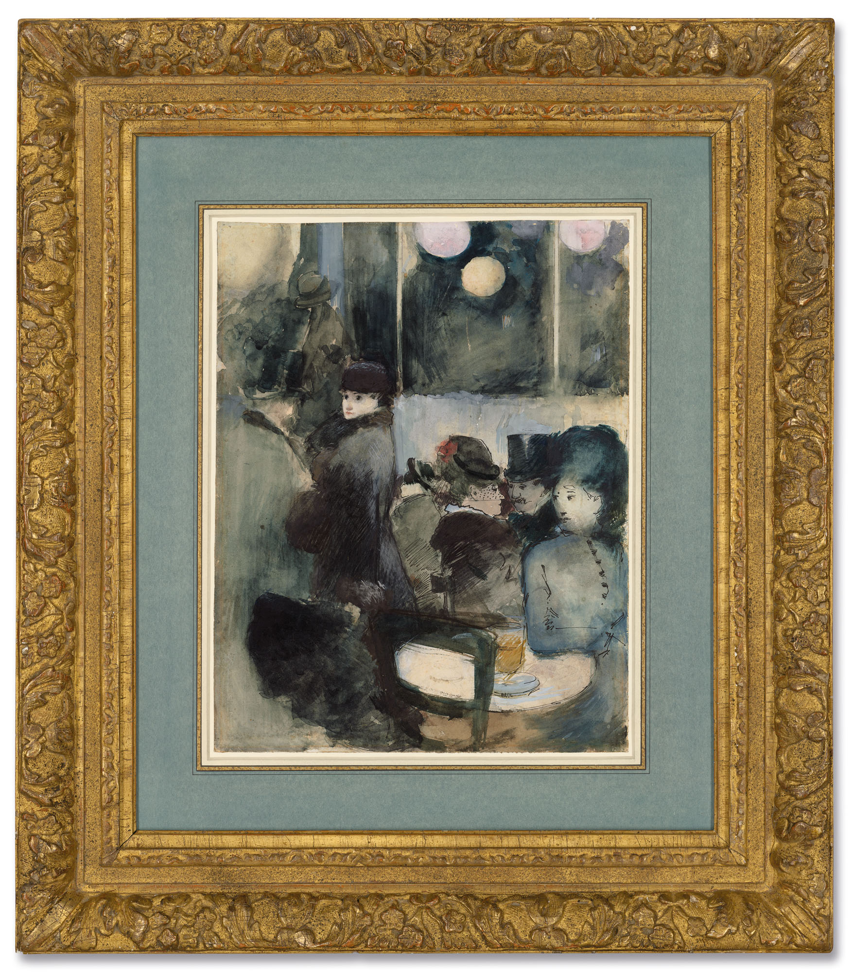 Jean-Louis Forain — В кафе, изображение 2