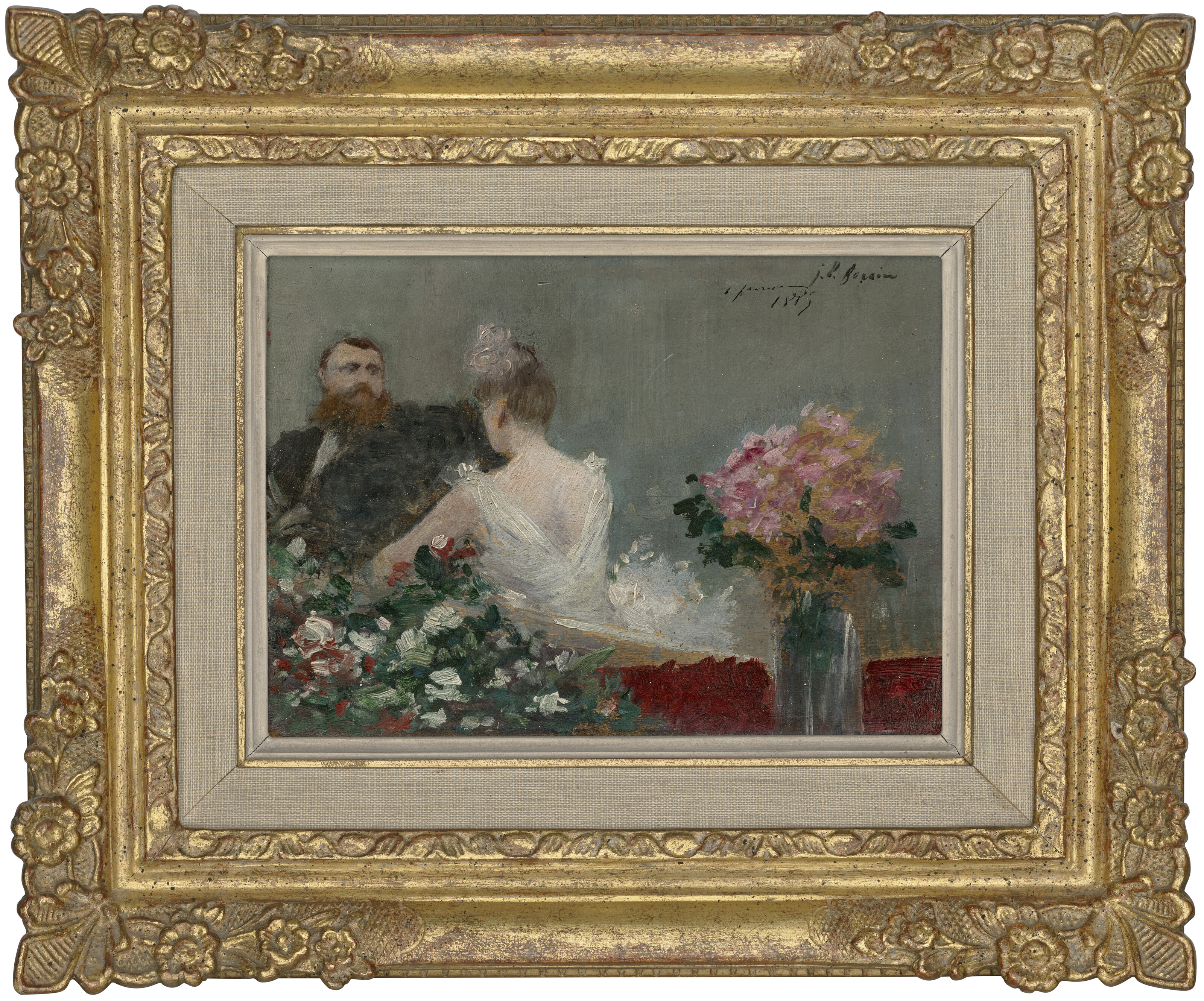 Jean-Louis Forain — Цветочная ложа, изображение 2