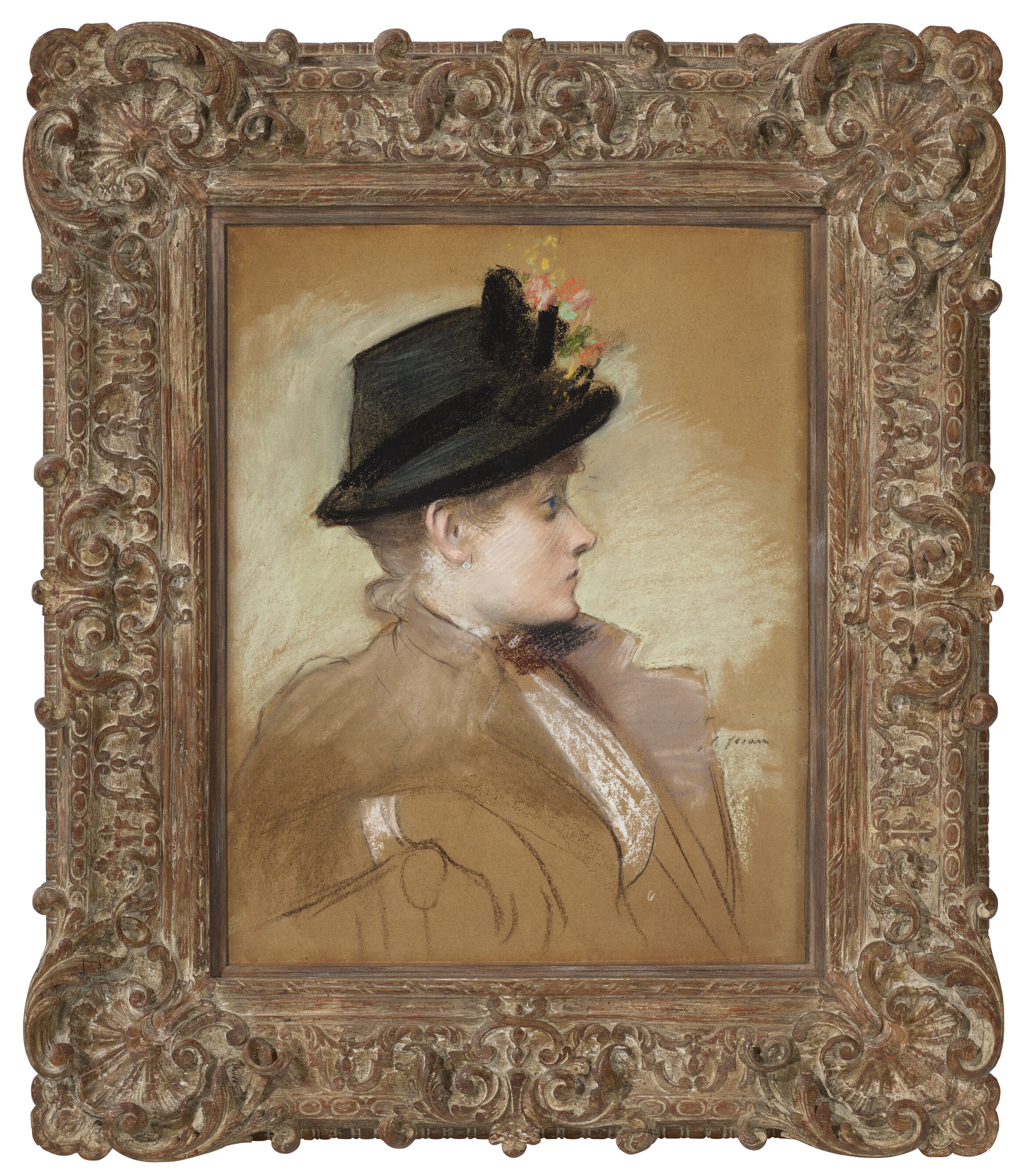 Jean-Louis Forain — Портрет молодой красавицы во главе, изображение 2