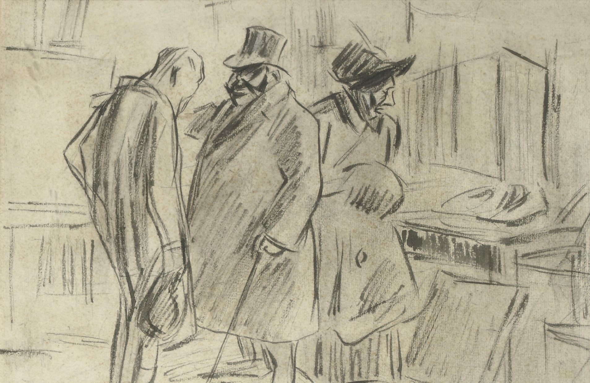 Jean-Louis Forain — У брокера: в антикварном магазине