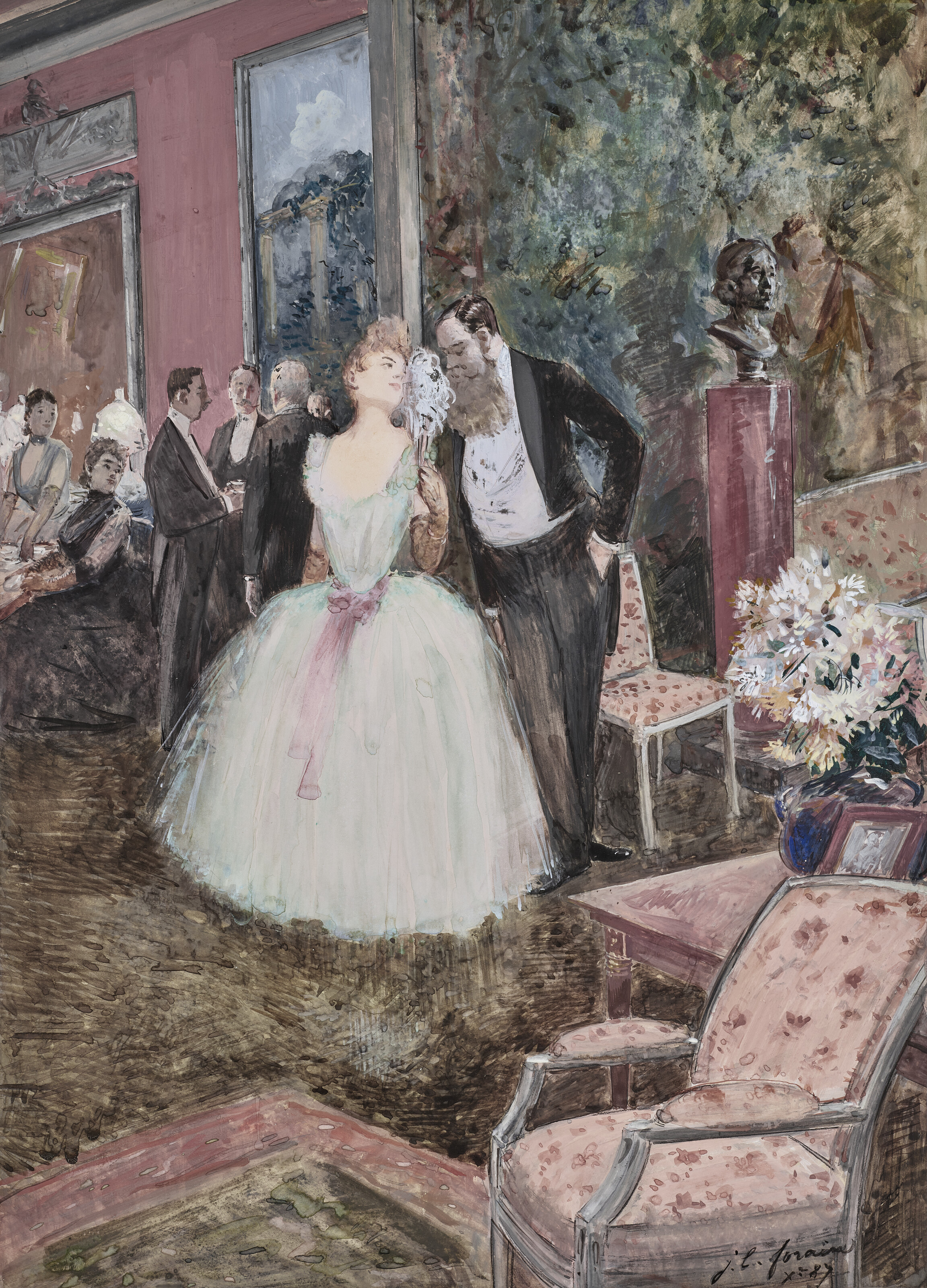 Jean-Louis Forain — Сцена бала
