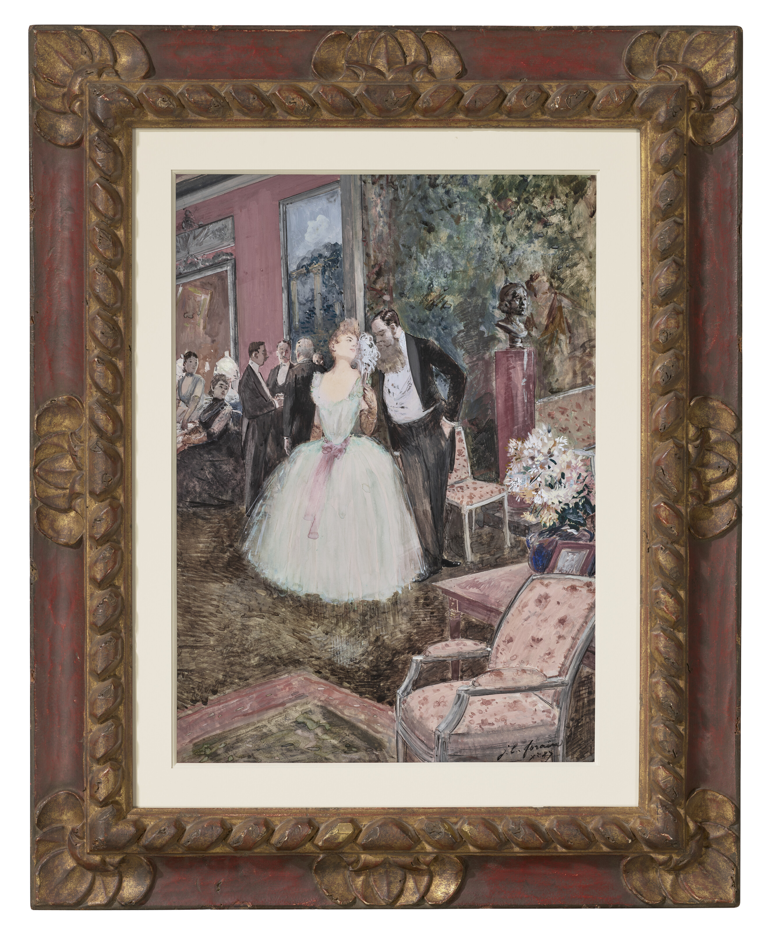 Jean-Louis Forain — Сцена бала, изображение 2