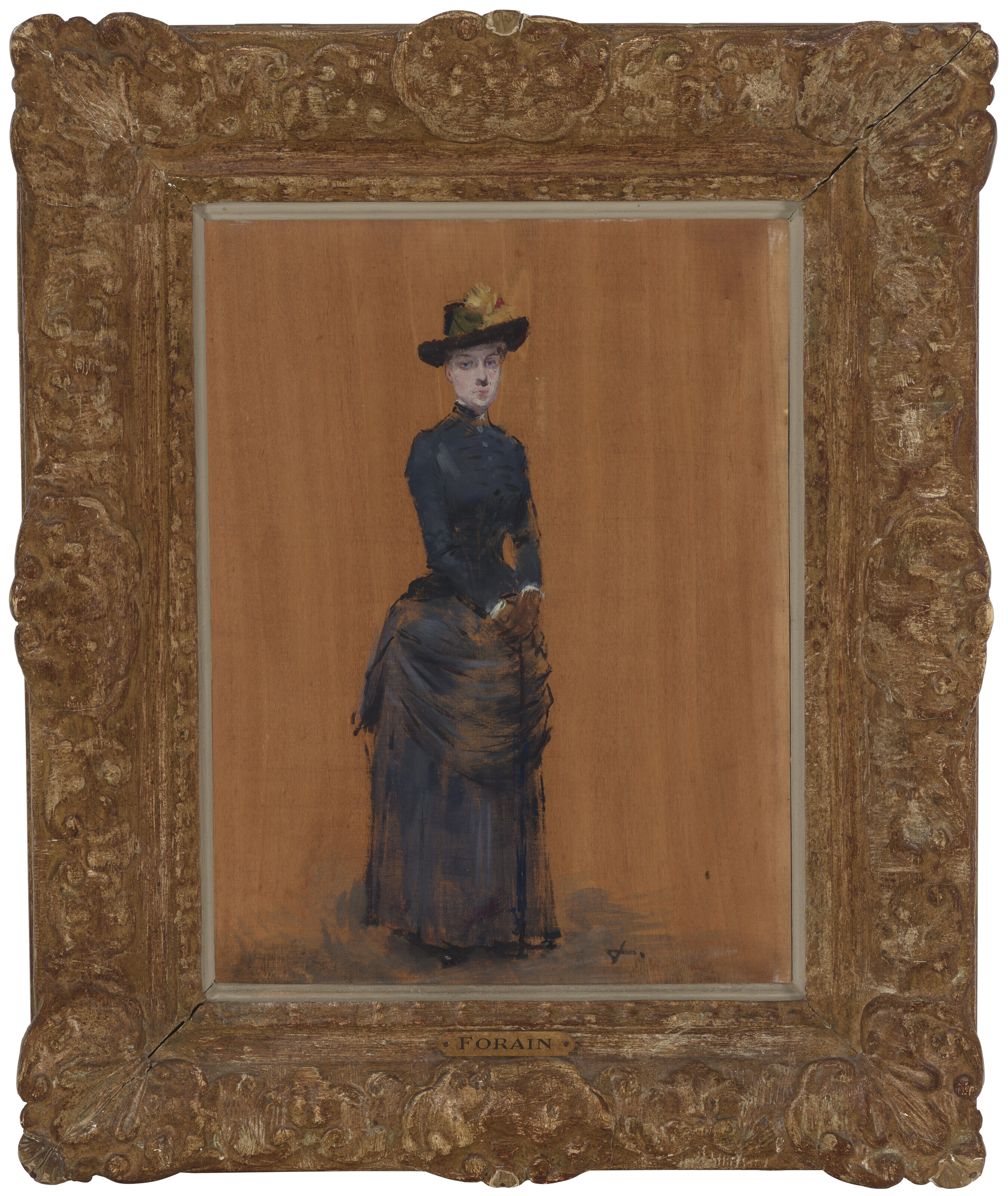 Jean-Louis Forain — Элегантная женщина, изображение 2