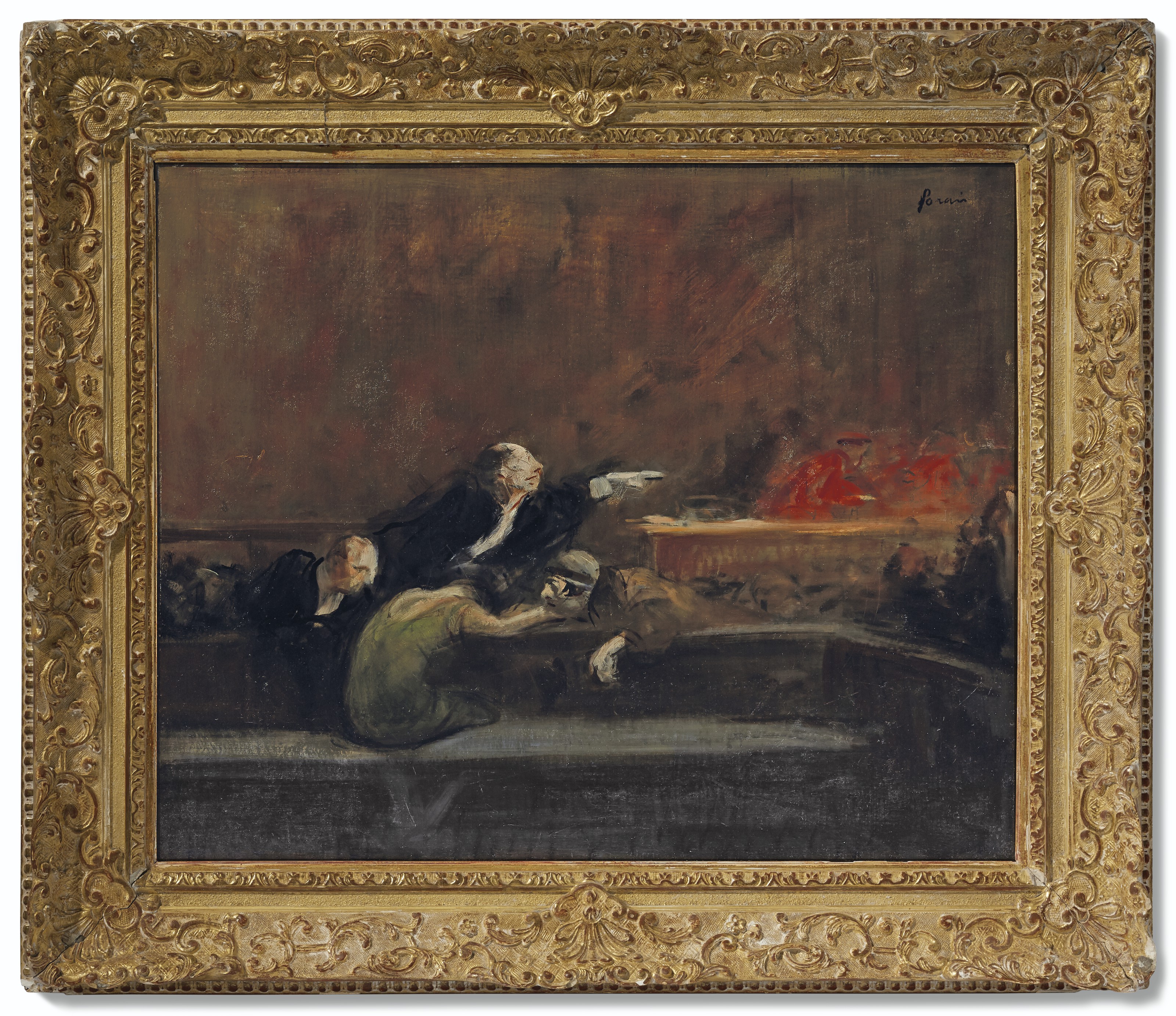 Jean-Louis Forain — Сцена суда