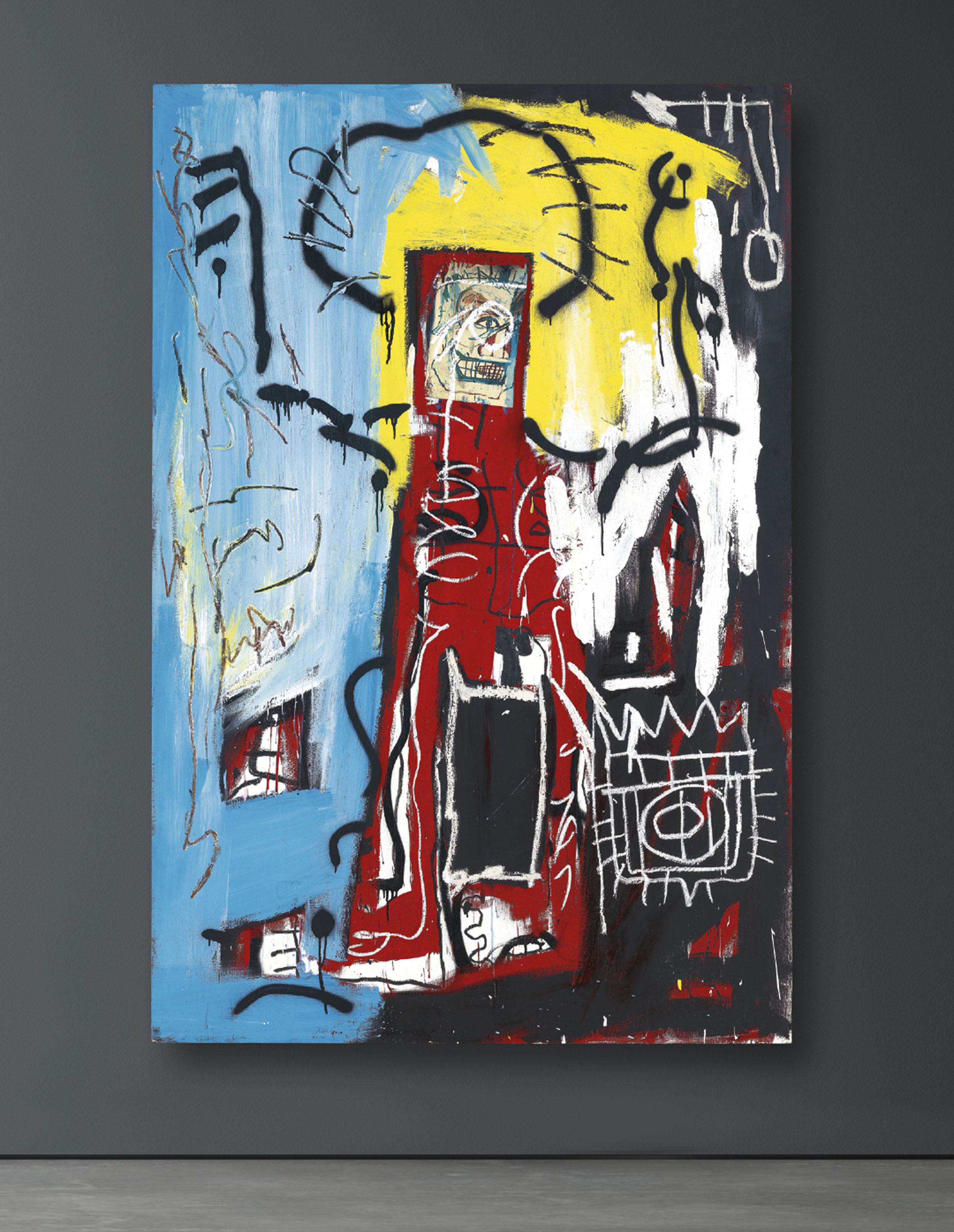 Jean-Michel Basquiat — Без названия (Одноглазый человек или Ксероксное лицо), изображение 2