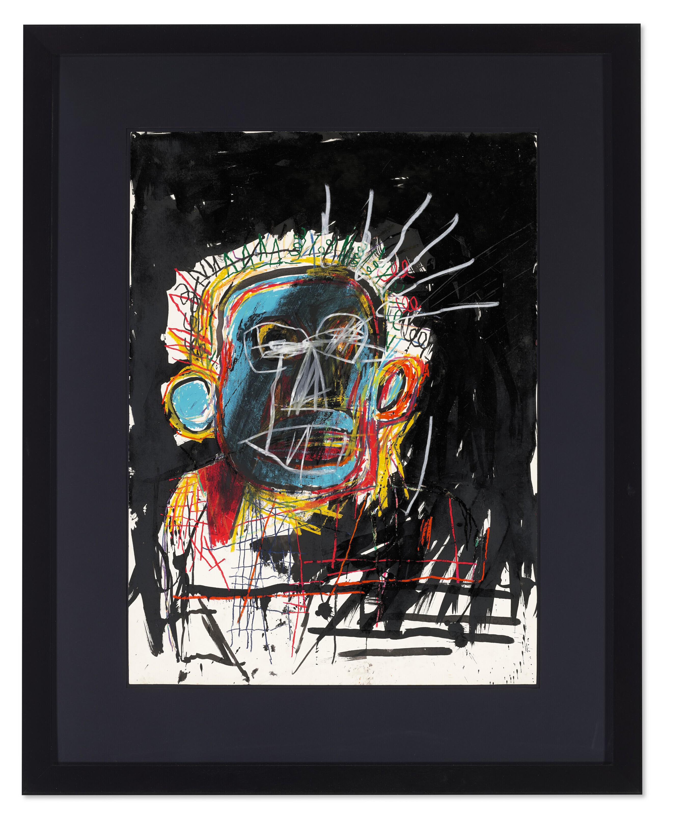 Jean-Michel Basquiat — Без названия (автопортрет), изображение 2