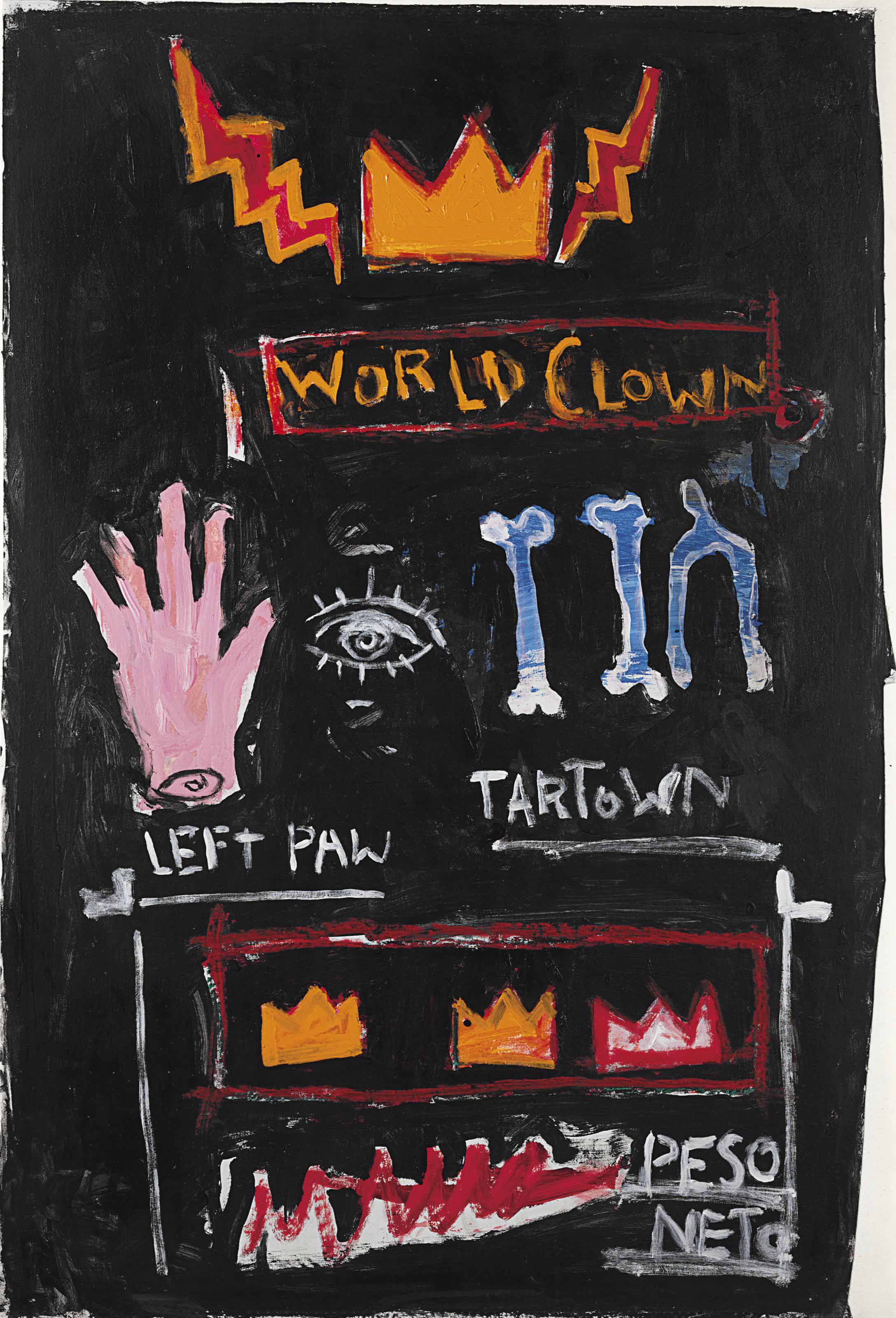 Jean-Michel Basquiat — Без названия (Песо Нето)