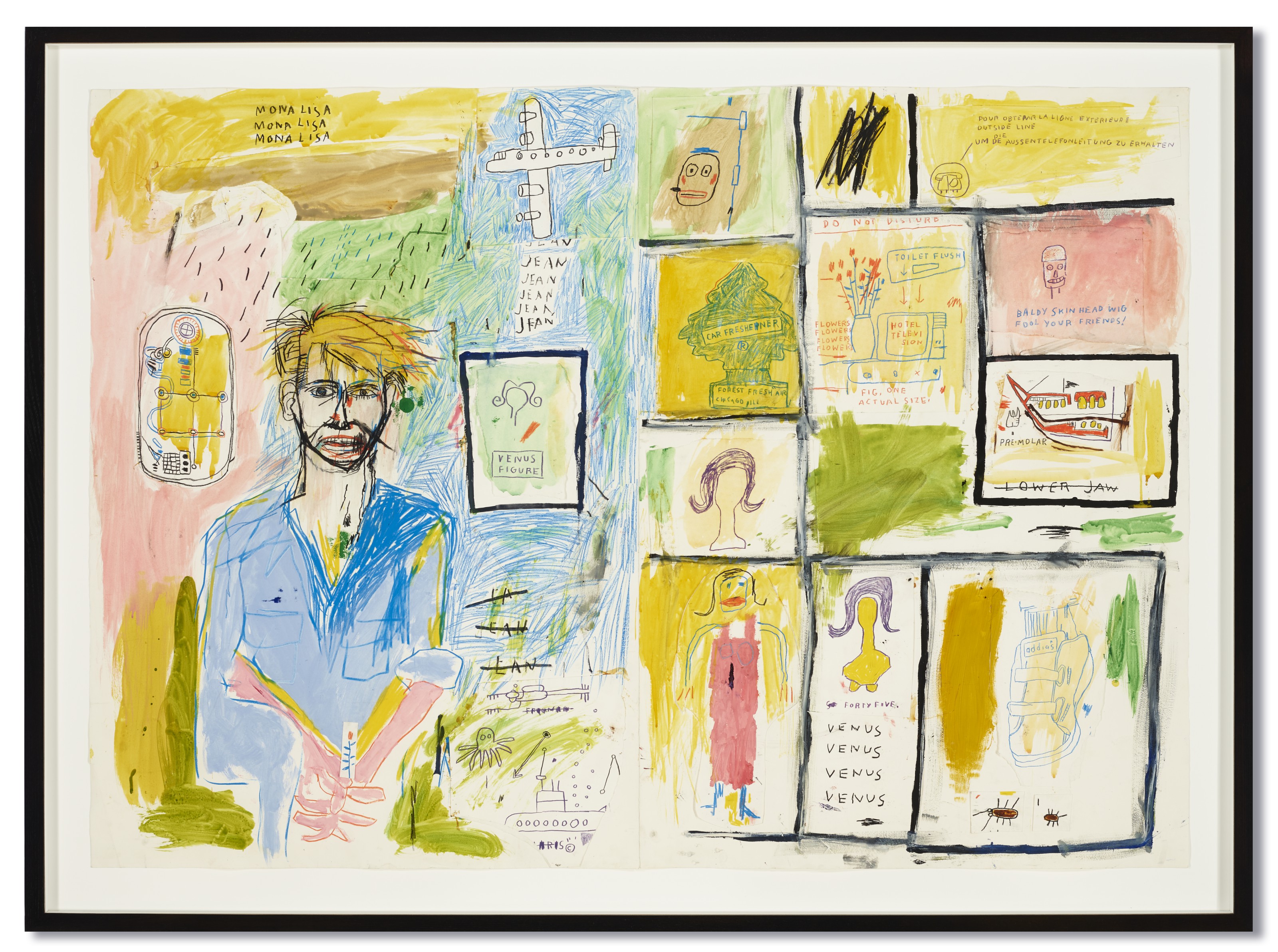Jean-Michel Basquiat — Портрет Жана Каллины, изображение 2