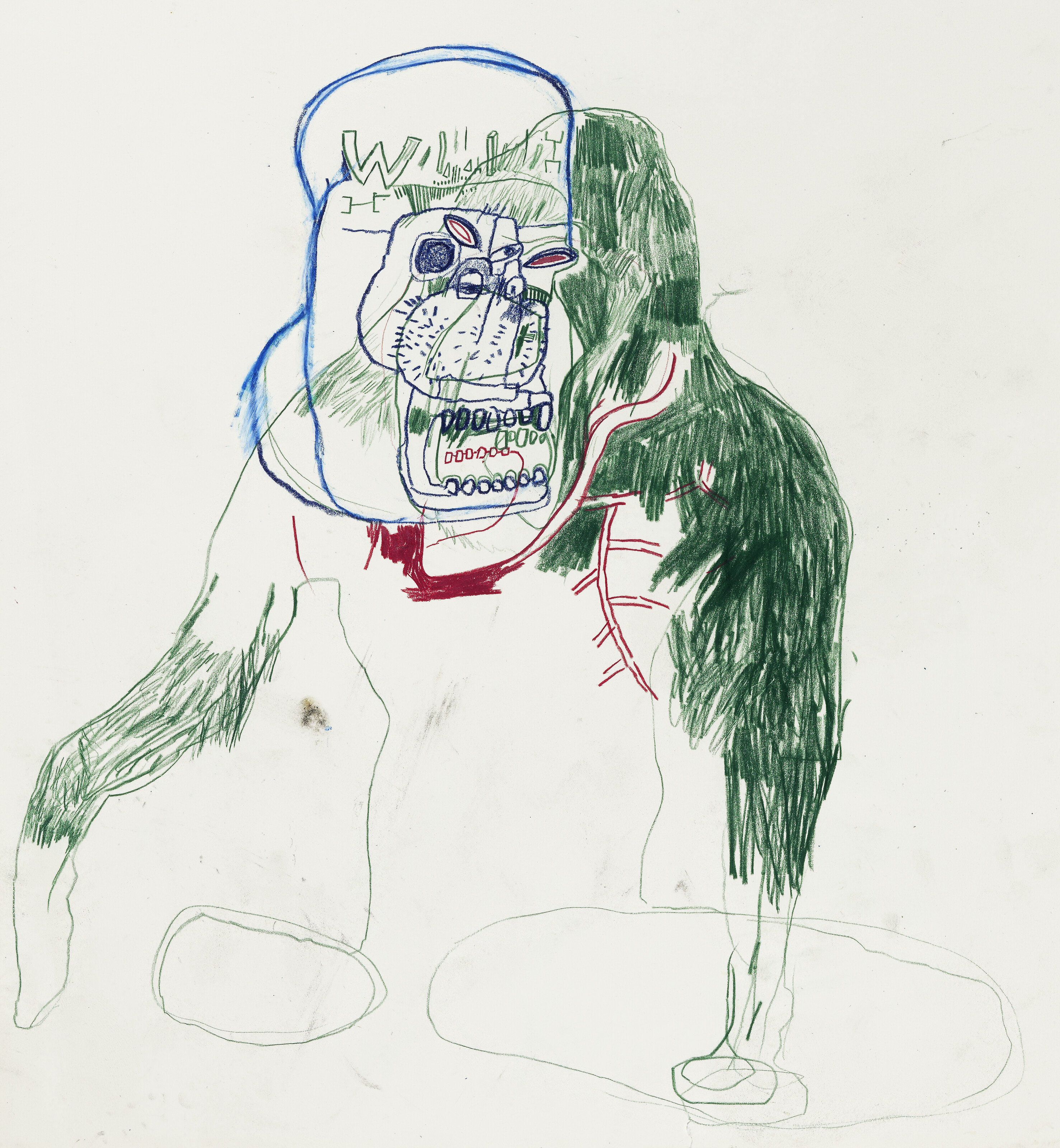 Jean-Michel Basquiat — Без названия (обезьяна), изображение 2