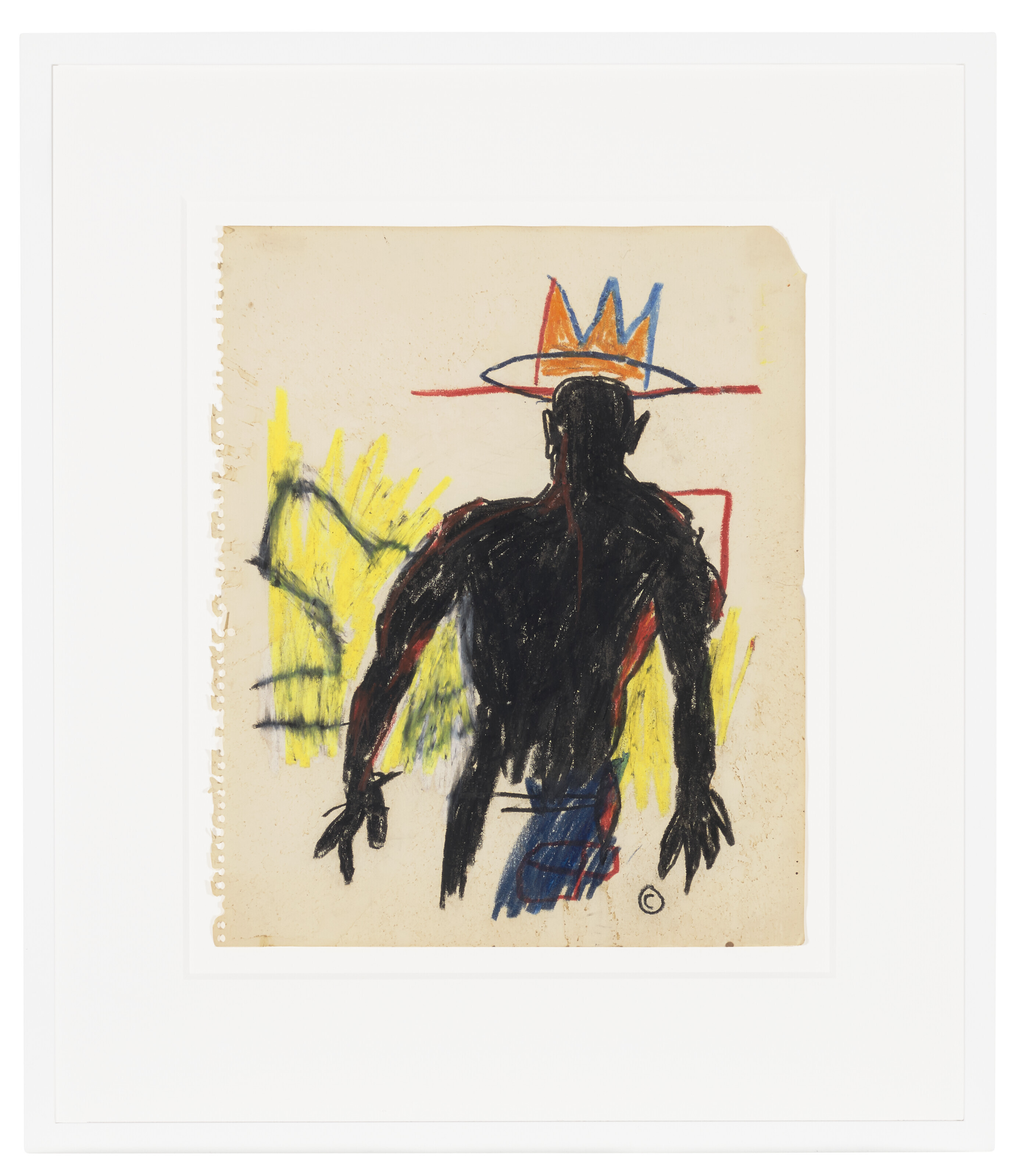 Jean-Michel Basquiat — Без названия (Человек в короне), изображение 2