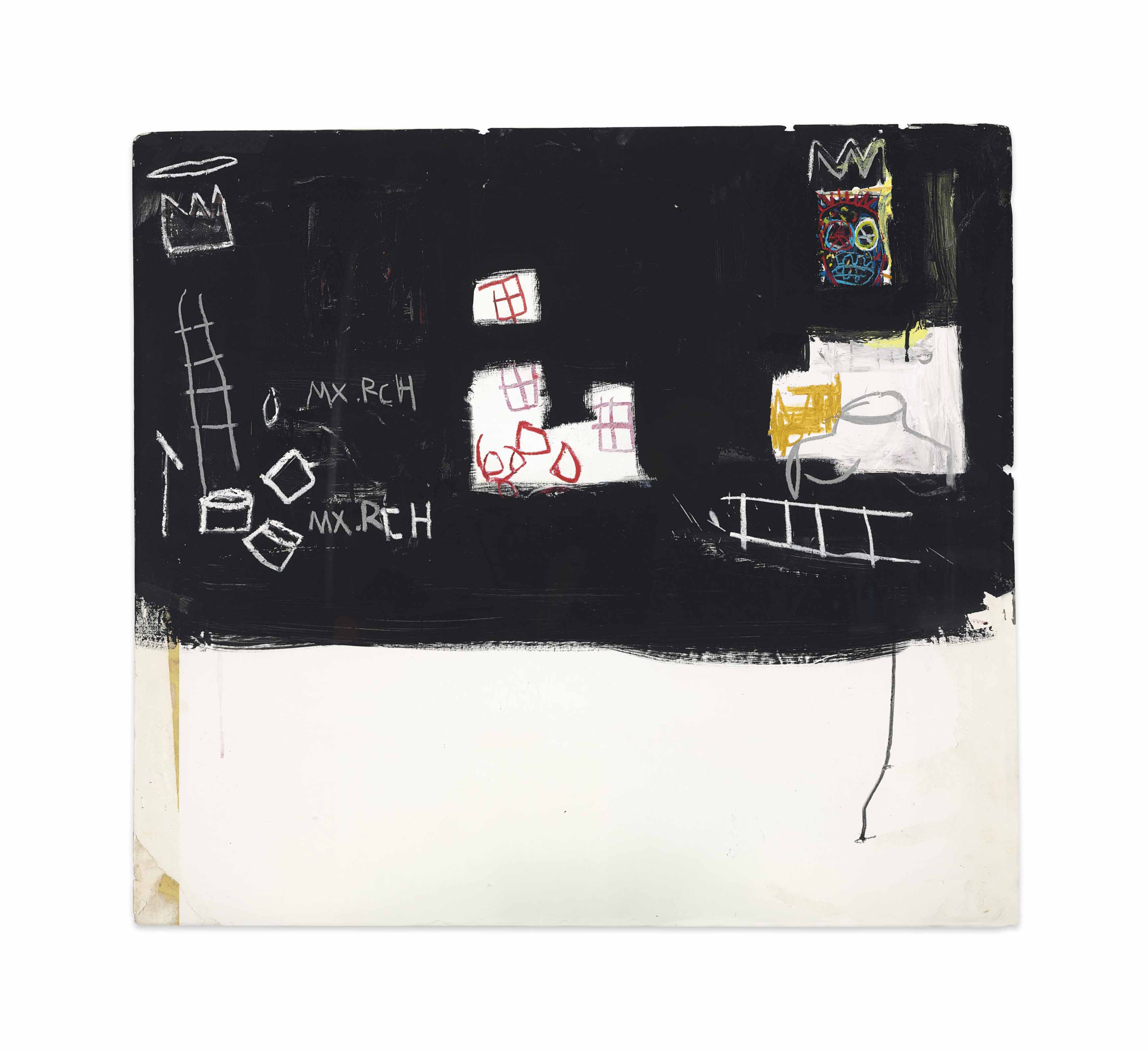 Jean-Michel Basquiat — Без названия (Макс Роуч)