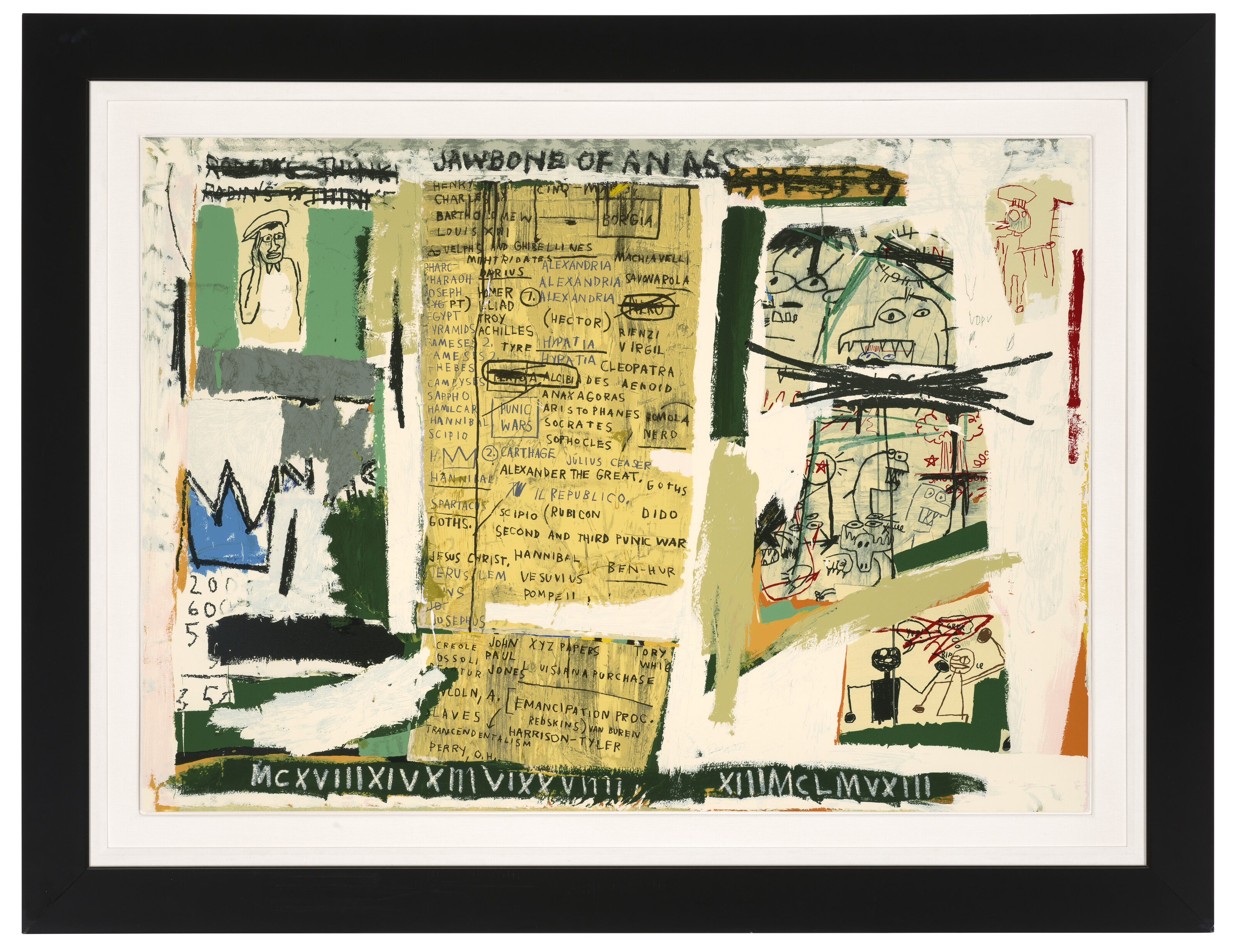 Jean-Michel Basquiat — Ослиная челюсть, из портфолио II, изображение 2