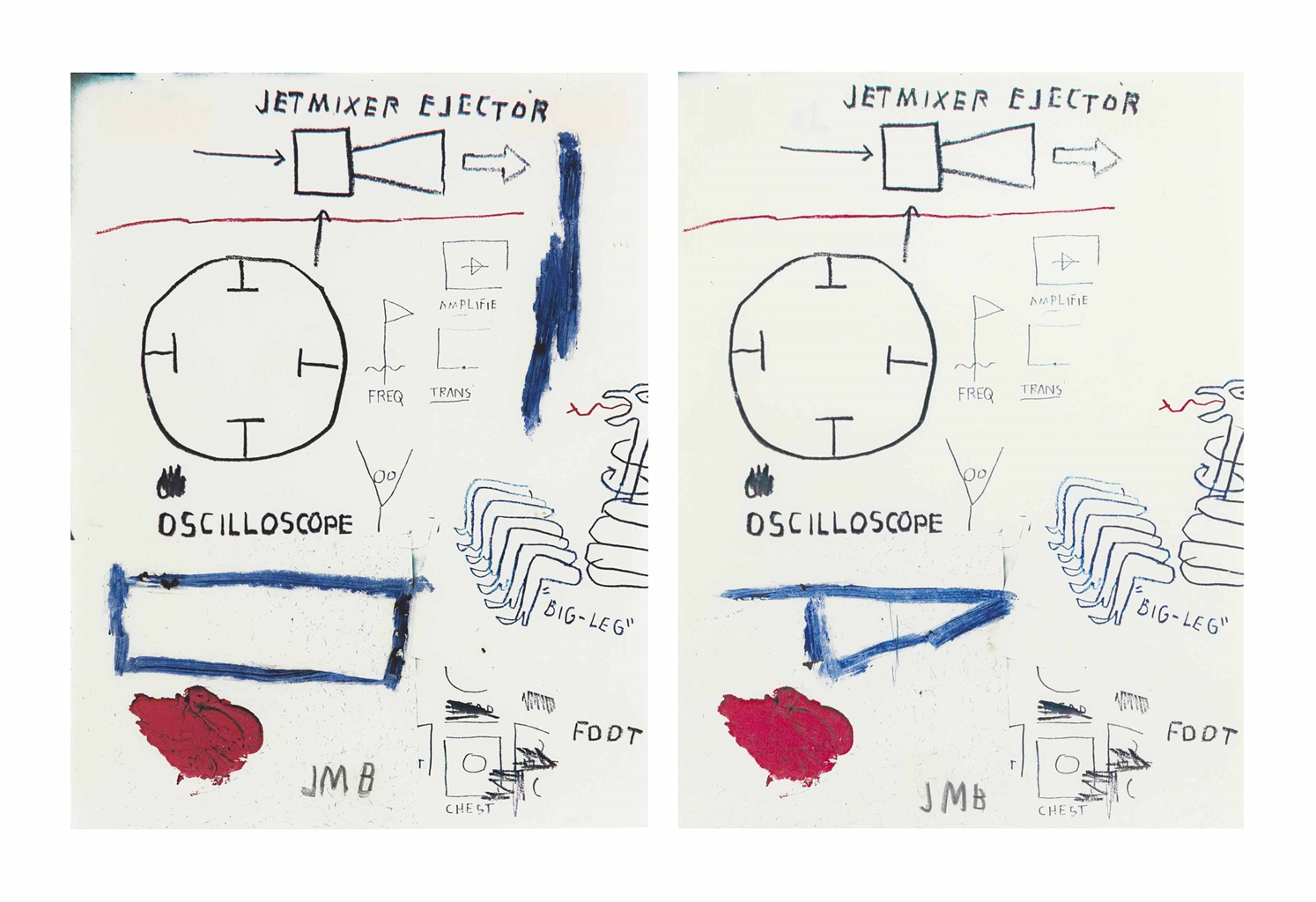 Jean-Michel Basquiat — Без названия (Струйный смеситель-эжектор)