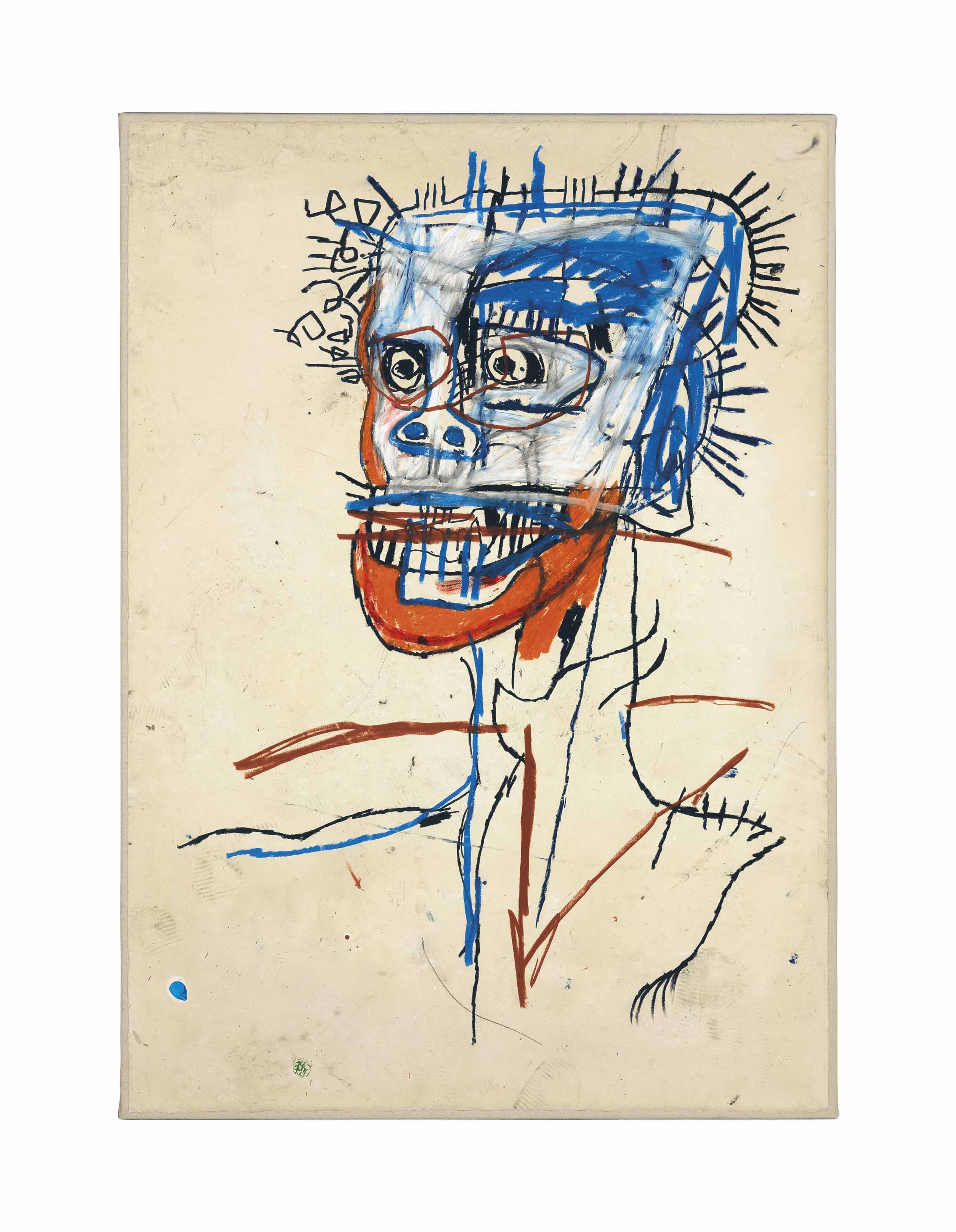 Jean-Michel Basquiat — Без названия (Голова безумца)