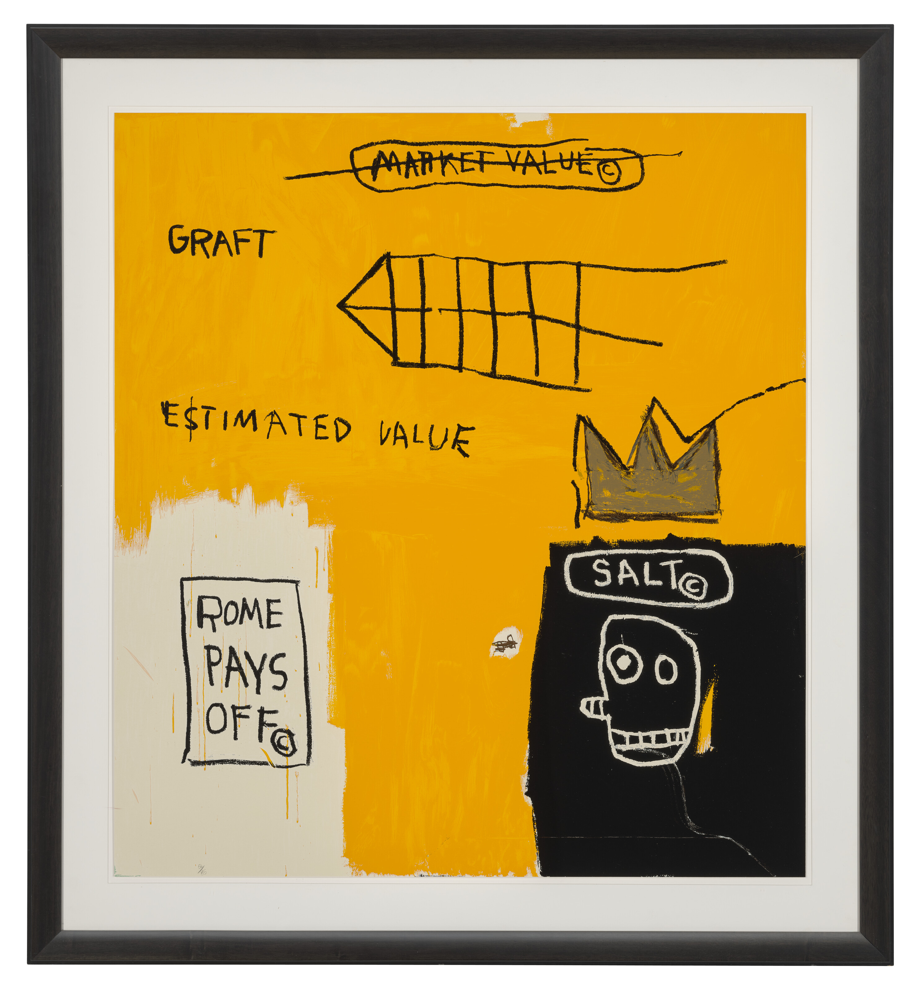 Jean-Michel Basquiat — Рим окупается, судя по портфолио II, изображение 2