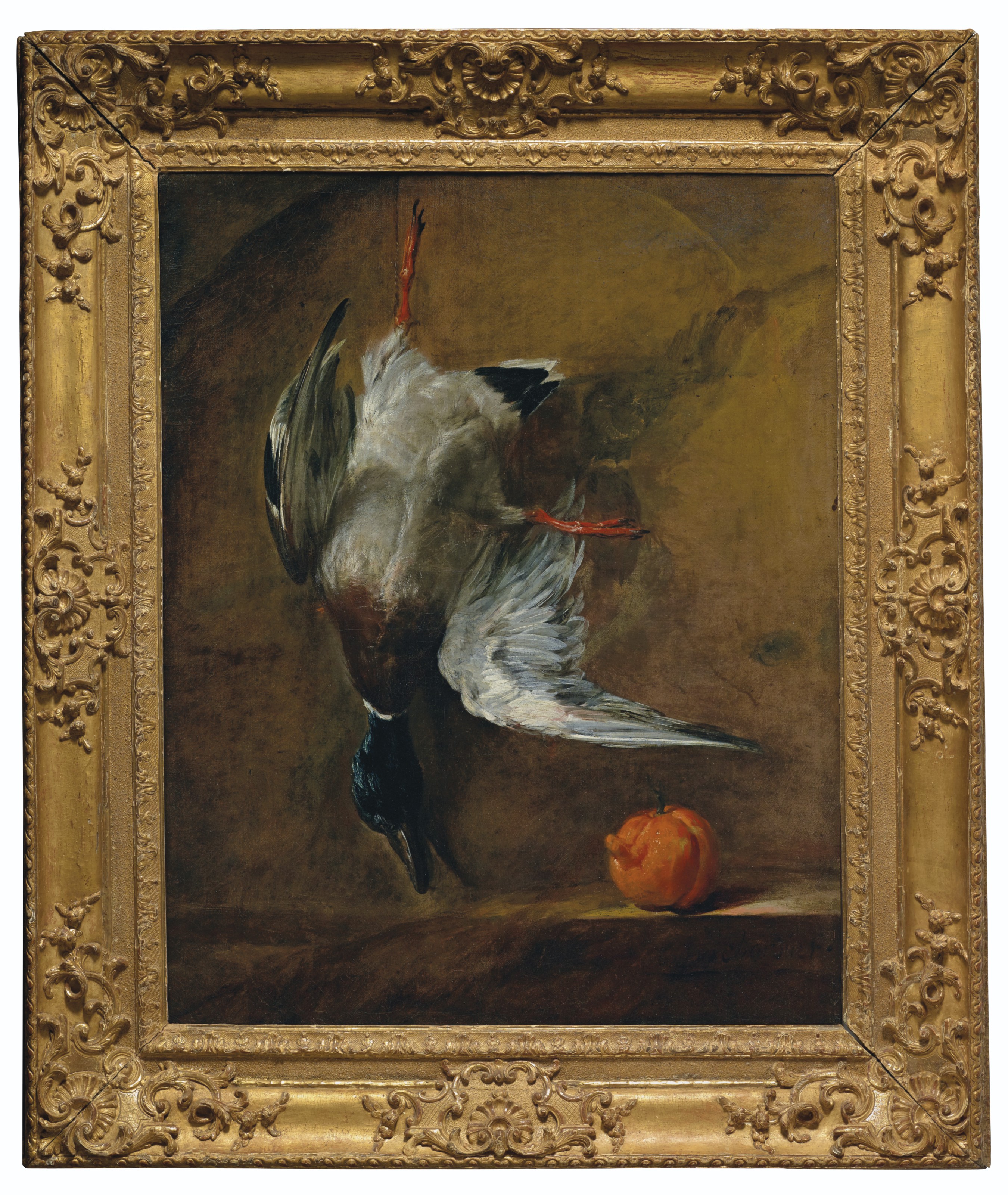 Jean-Siméon Chardin — Кряква и горький апельсин, изображение 2