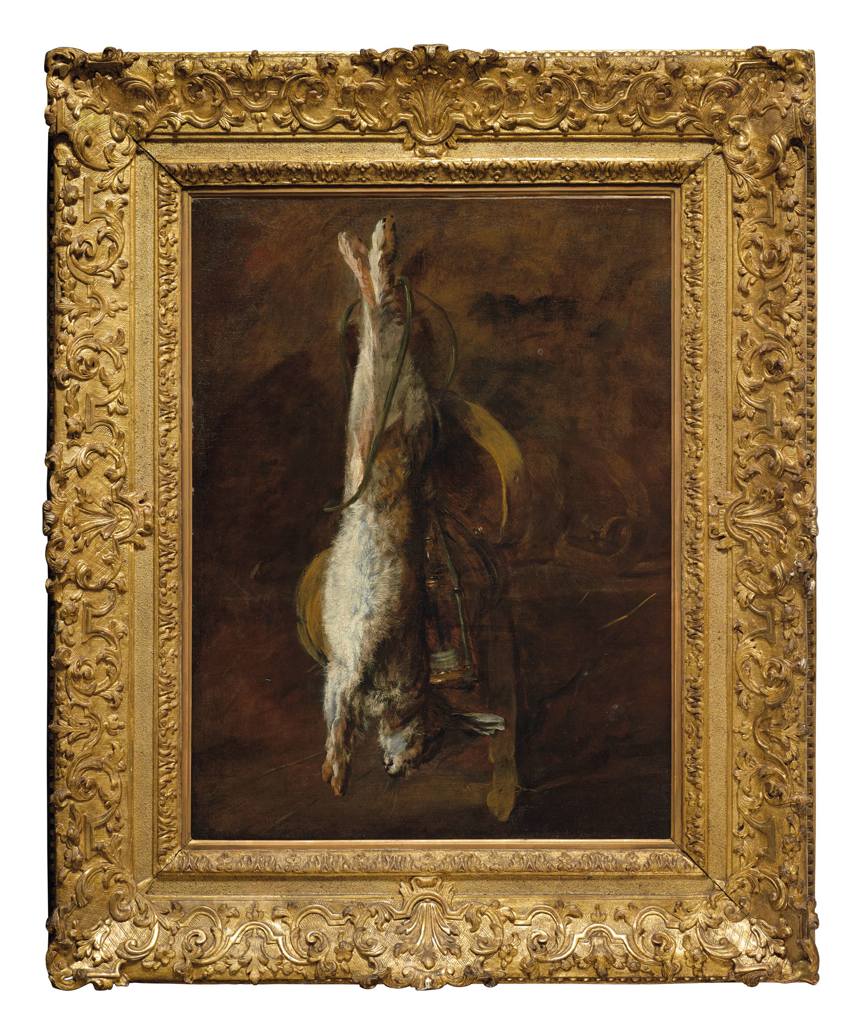Jean-Siméon Chardin — Мертвый кролик и сумка, изображение 2