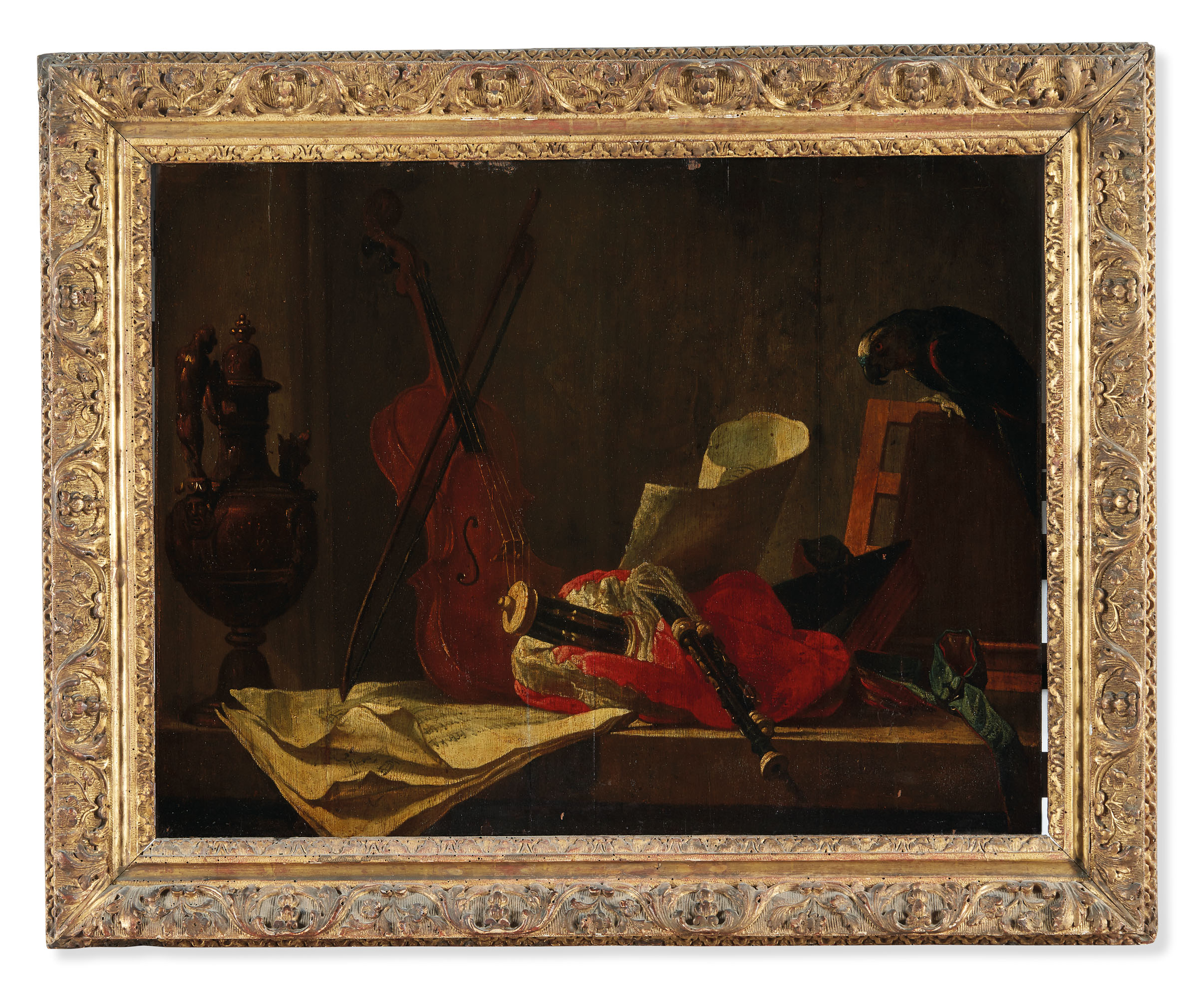 Jean-Siméon Chardin — Смерть природы в перроке и музыкальных инструментах