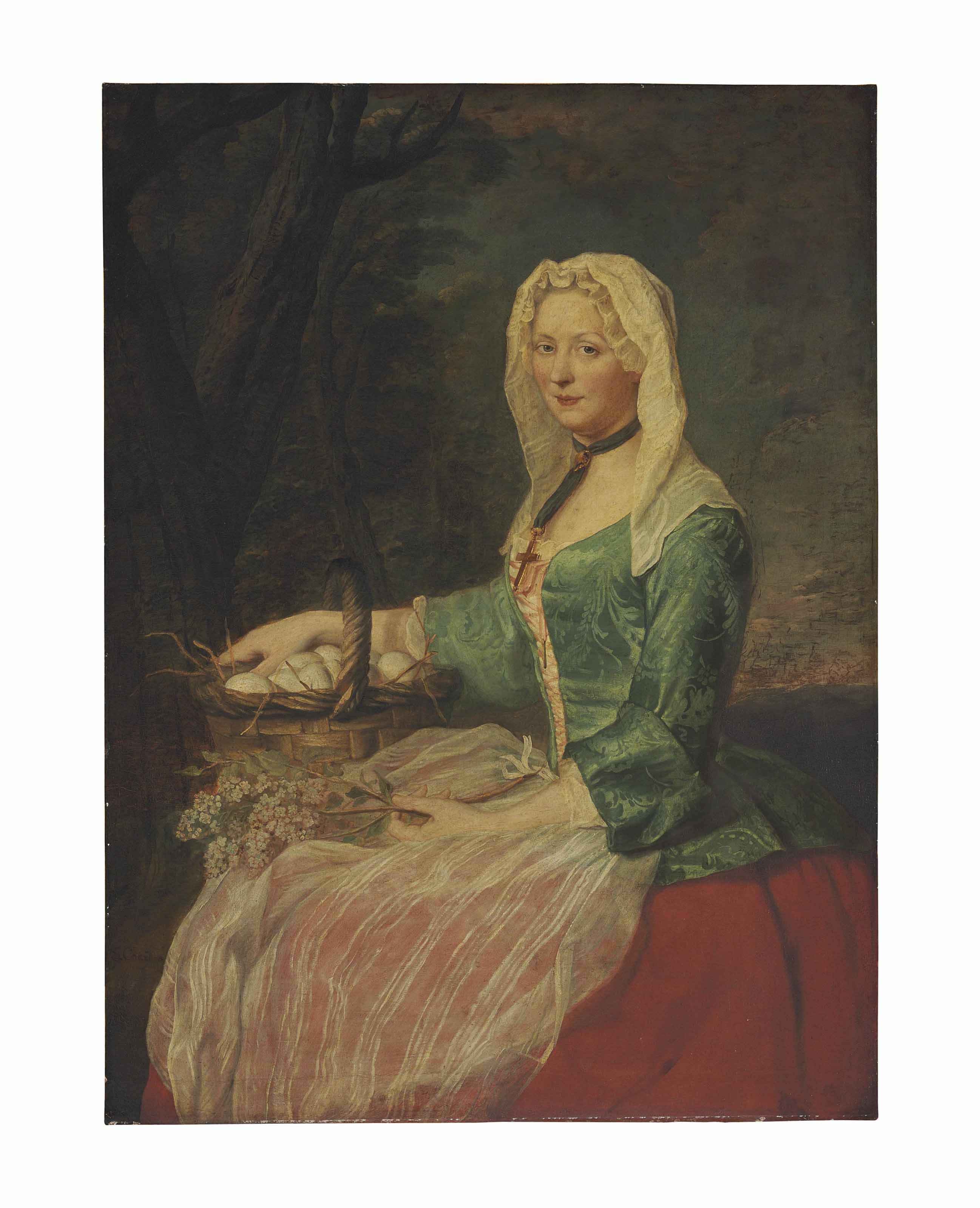 Jean-Siméon Chardin — Дама с сиренью и яйцами