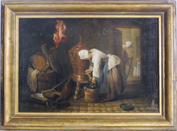 Jean-Siméon Chardin — Женщина, набирающая воду из бачка