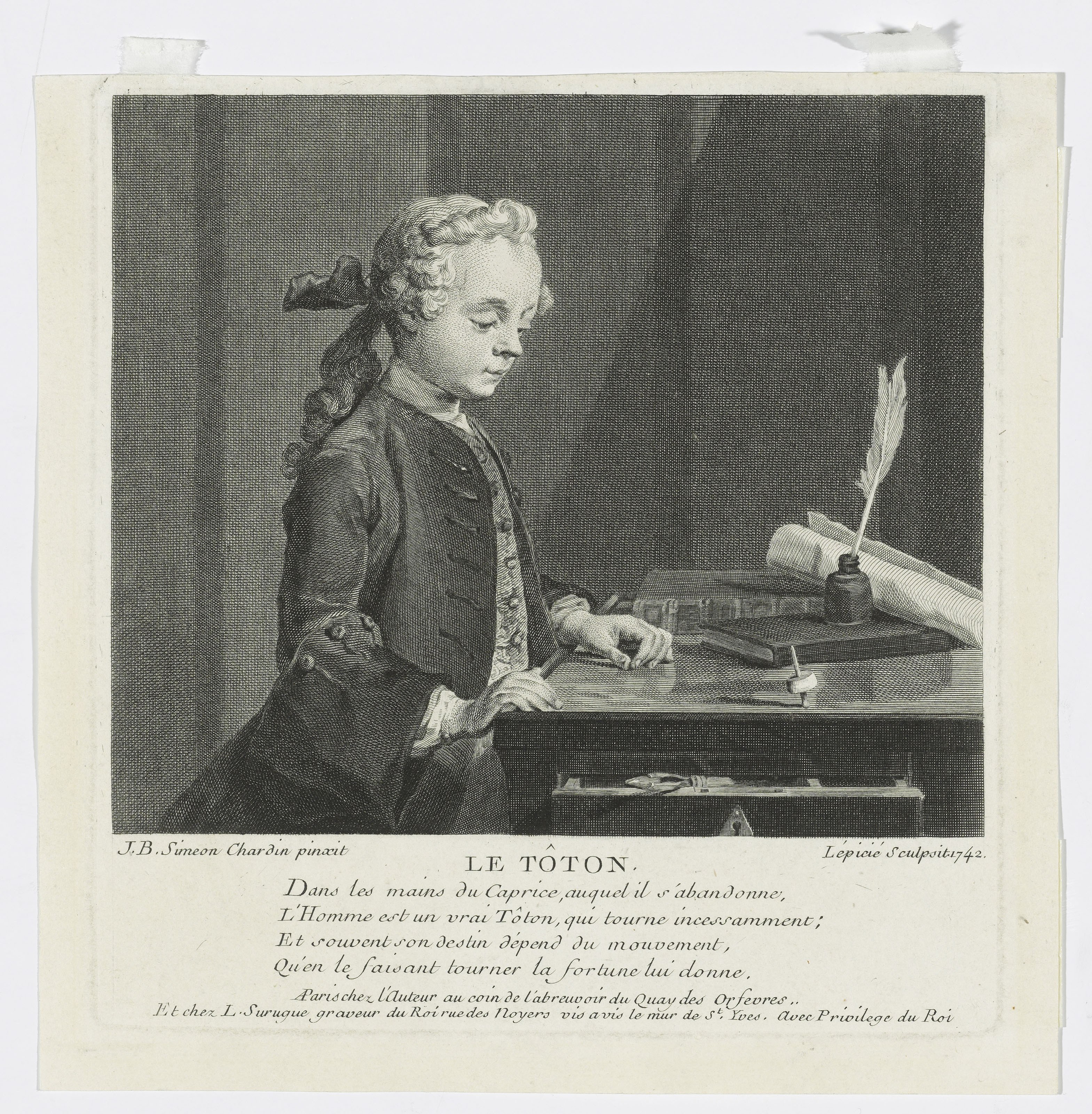 Jean-Siméon Chardin — Замок с обслуживанием по меню, изображение 2