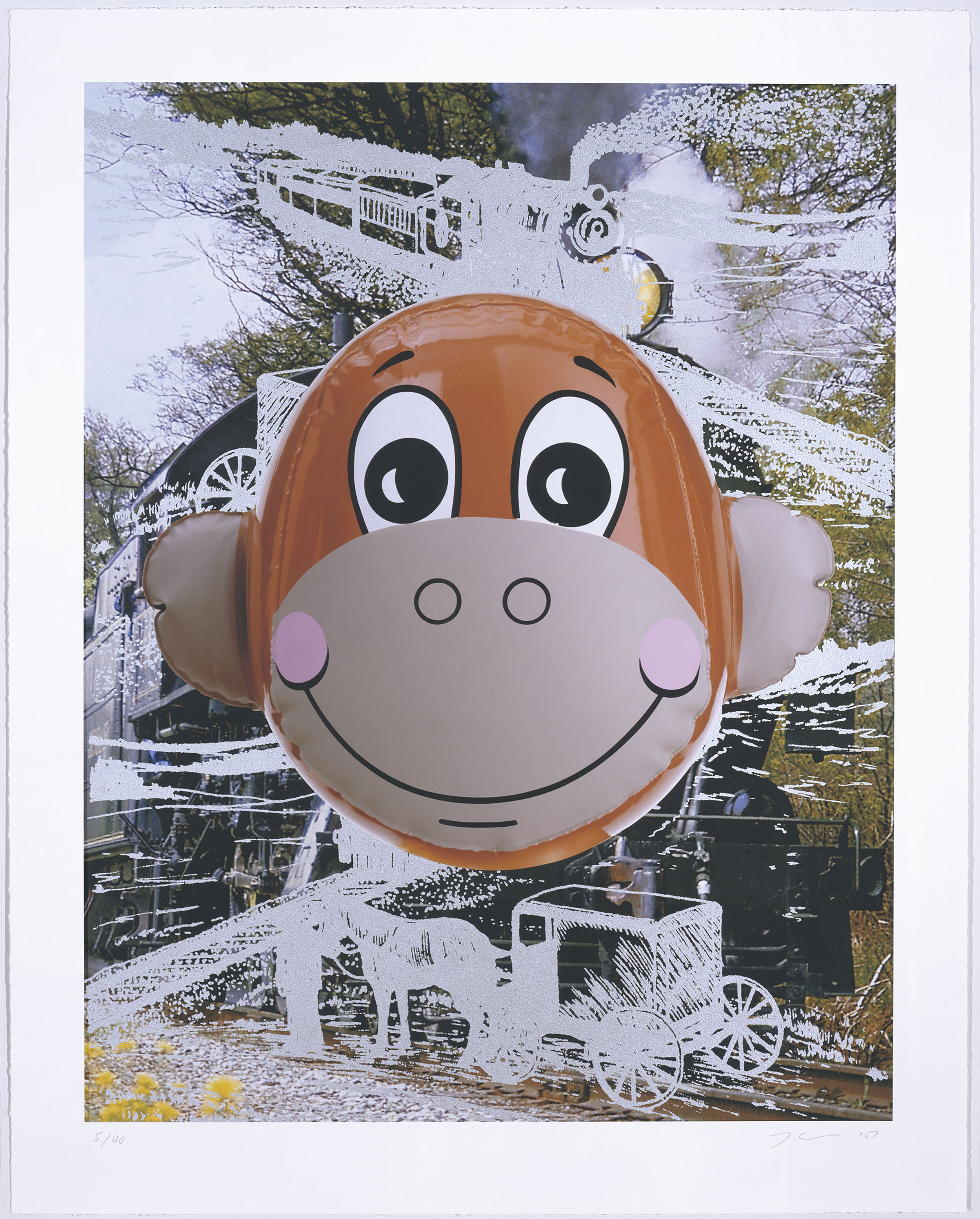 Jeff Koons — Обезьяний поезд